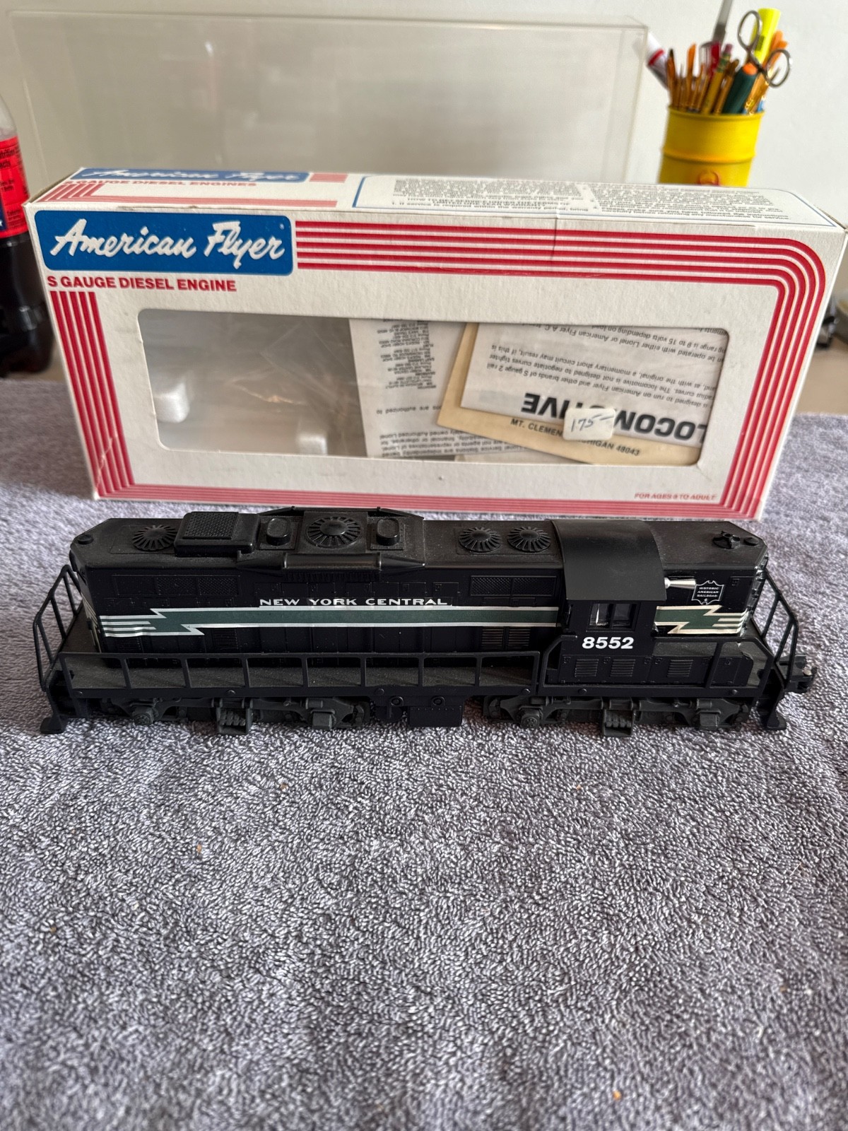 American Flyer s gauge 4-8552 NYC GP-9 Diesel Locomotive LN/OB American Flyer s gauge 4-8552 NYC GP-9 Diesel Locomotive LN/OB