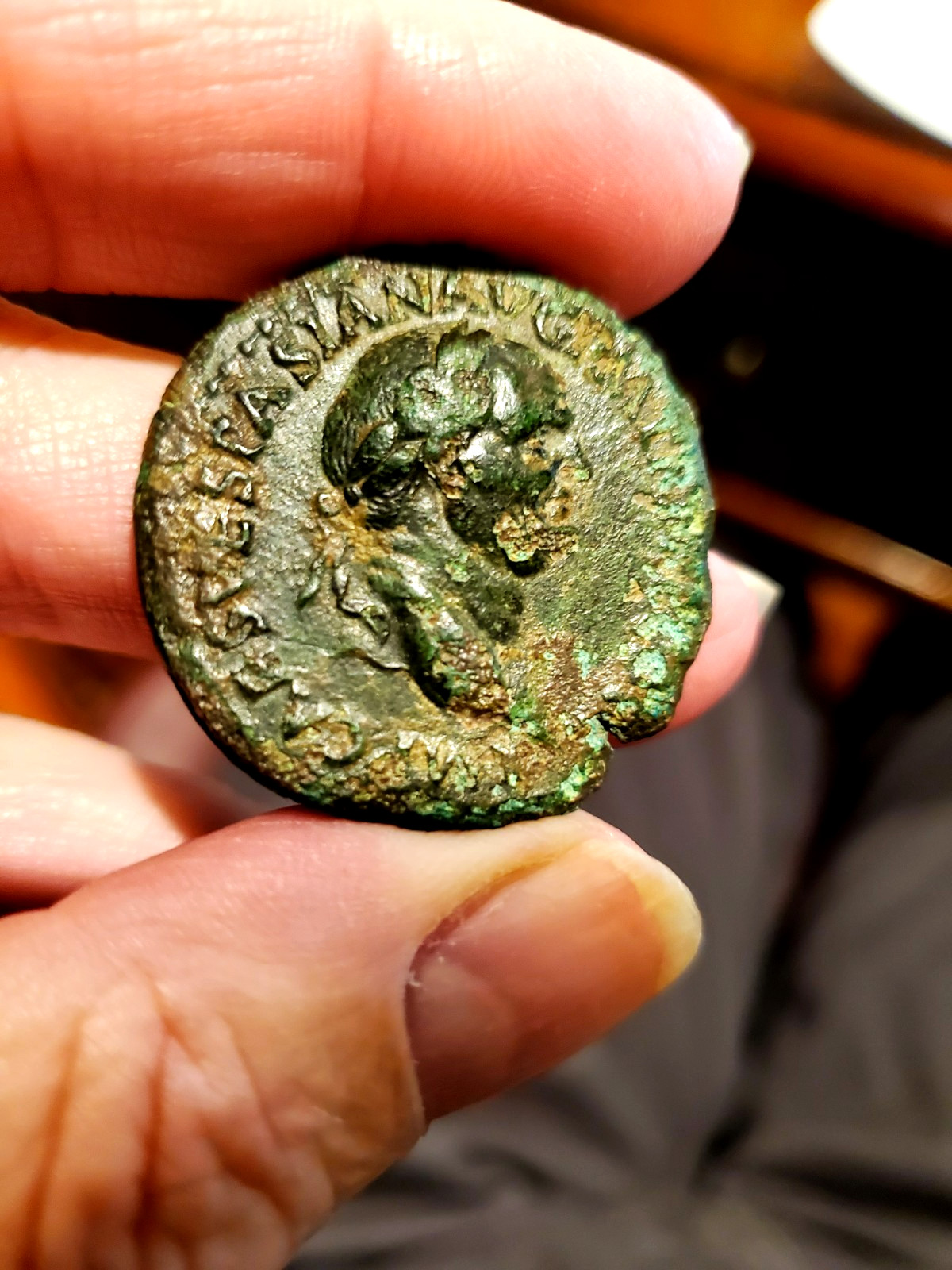 ROMAN EMPIRE VESPASIAN BRONZE SESTERTIUS 69-79 AD ~ VICTORIA AUGUSTI REV JUDAEA