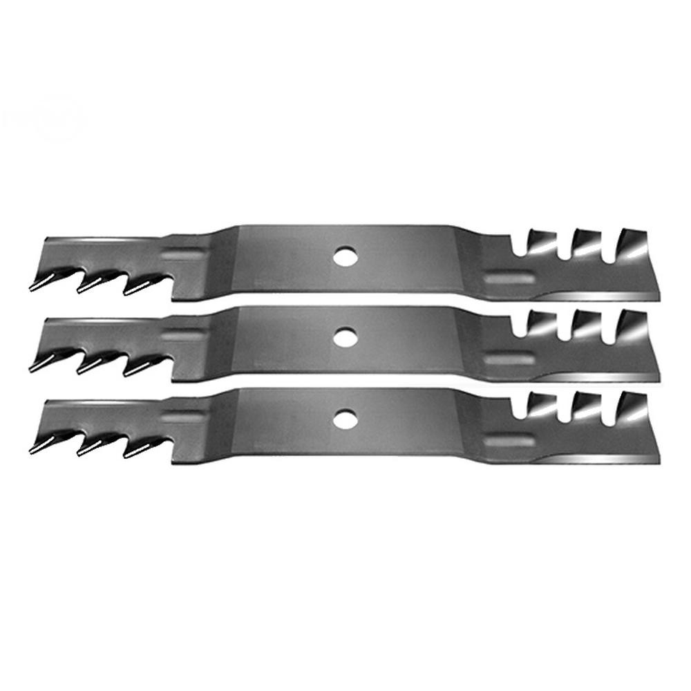 3 Pk Toothed Mulch Blade Fits Exmark 50\' Quest 115-5059 115-5062