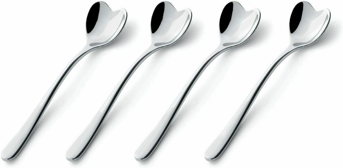 300pc Spoon ALESSI for Delta Airline Heart Shaped Demitasse Spoon Italian Design 300pc Spoon ALESSI for Delta Airline Heart Shaped Demitasse Spoon Italian Design