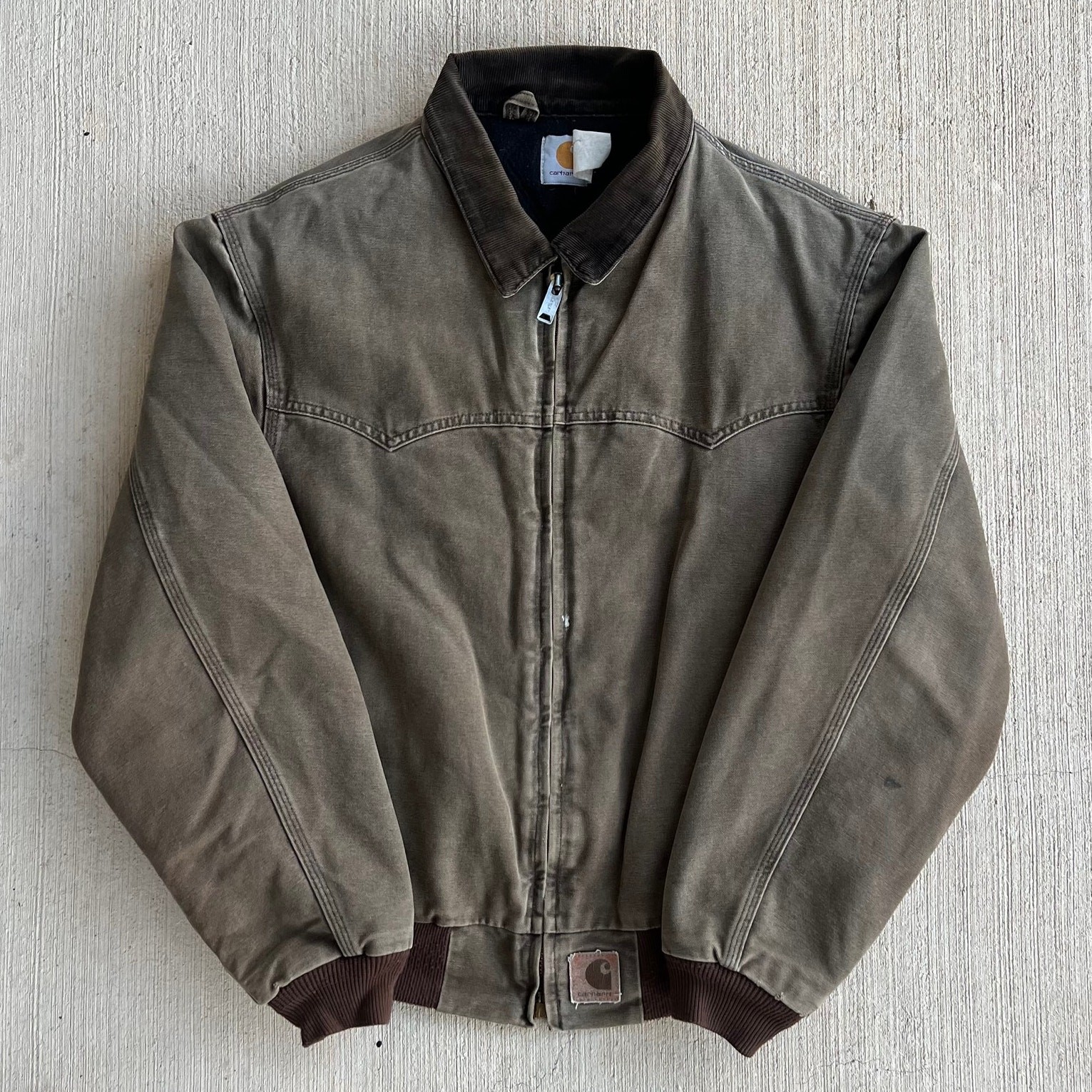 Carhartt Santa Fe brown work wear jacket Carhartt Santa Fe brown work wear jacket