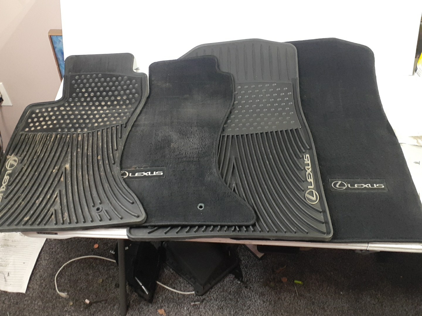 2008-14 LEXUS FRONT & BACK CARPET FLOOR MATS BLACK OEM PT208-53087-02 2008-14 LEXUS FRONT & BACK CARPET FLOOR MATS BLACK OEM PT208-53087-02