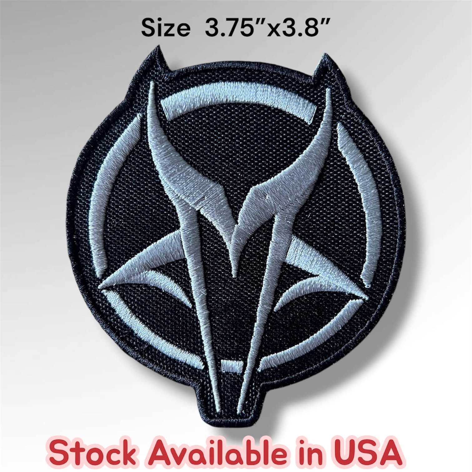Mudvayne Patch Embroidered Sew On Band Gray Logo Heavy Nu Metal Hard Rock