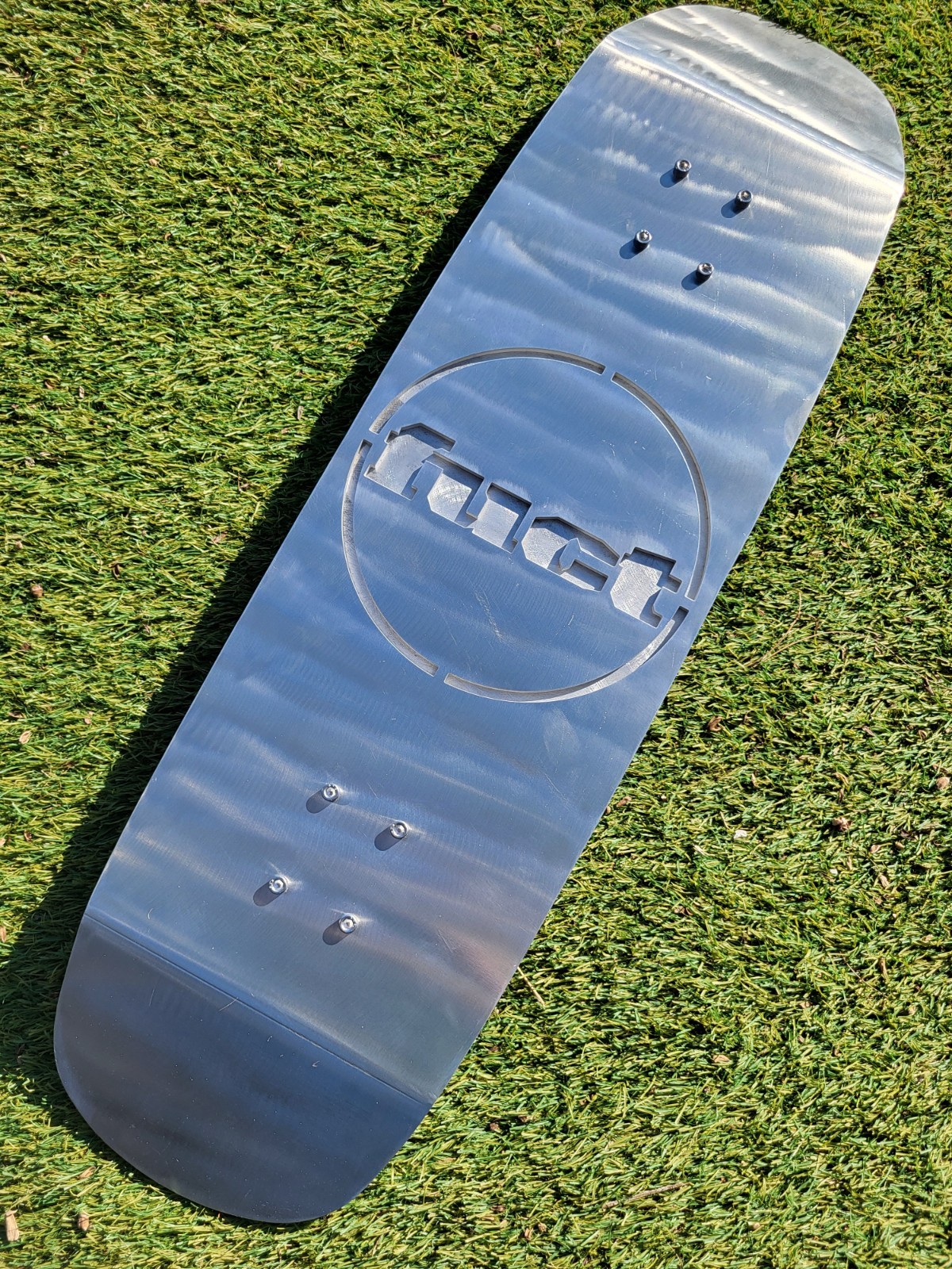 Custom 1 Of 1 FUCT Aluminum Skateboard Deck
