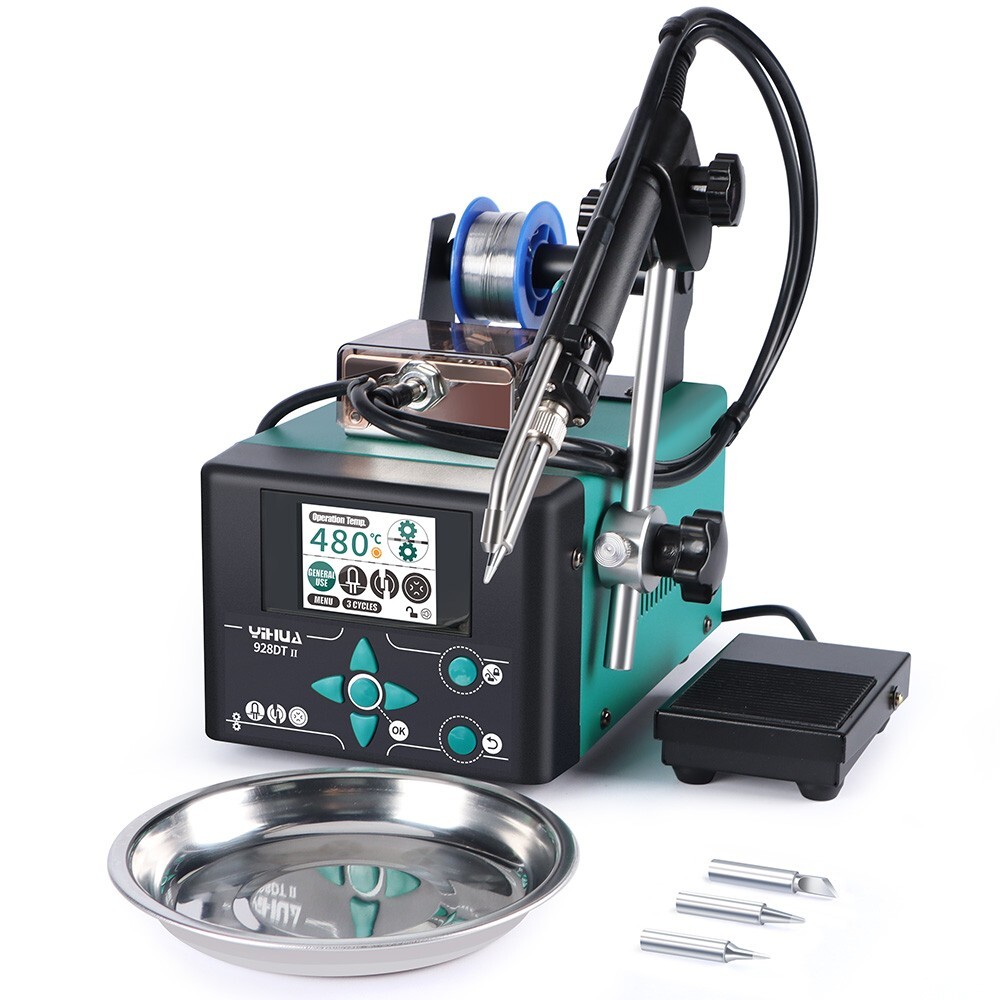YIHUA 928DT-II 230W Soldering Station Auto Tin Feeder Dual Modes of Soldering