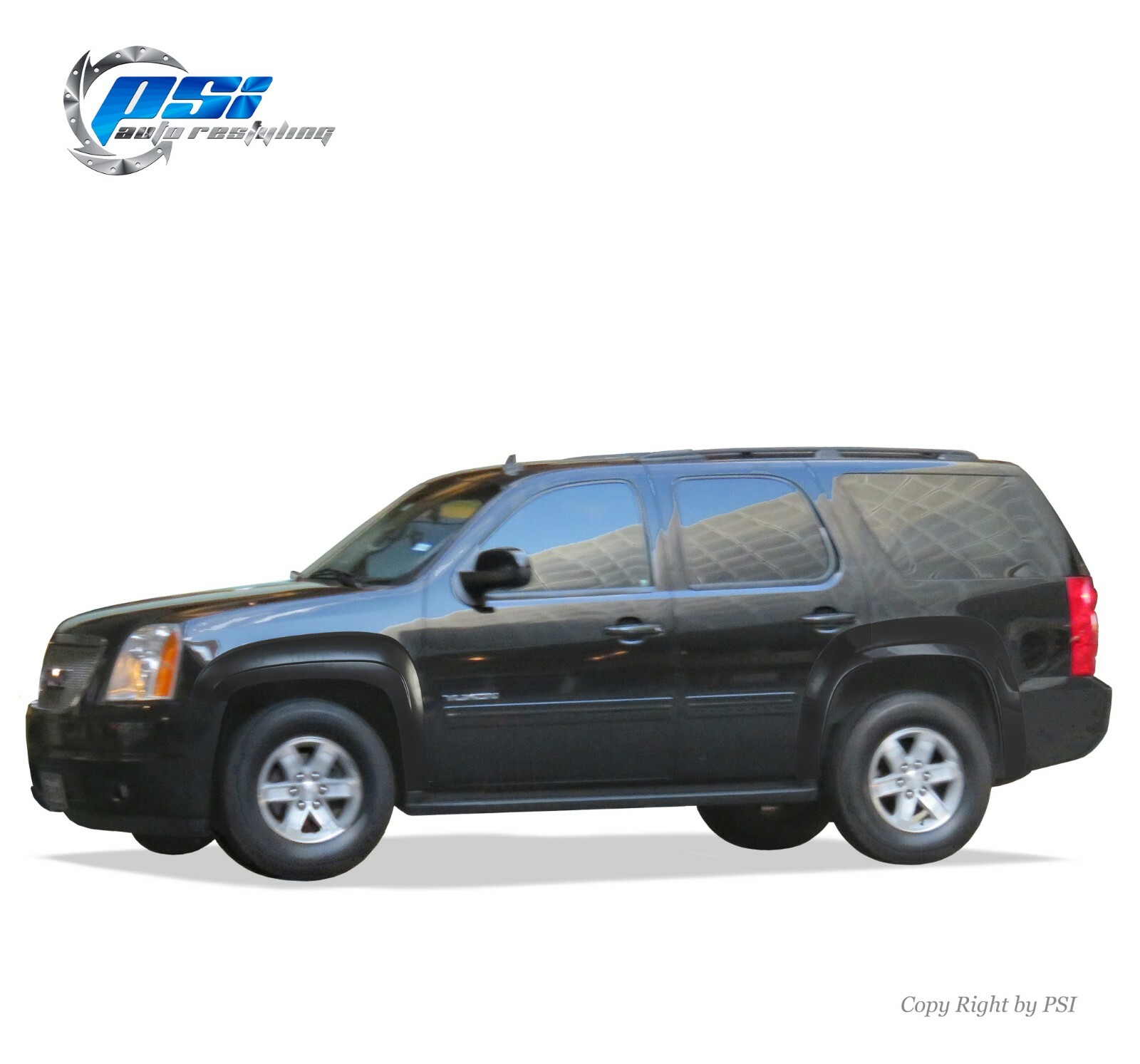 Paintable OE Style Fender Flares Fits GMC Yukon 2007-2011 ; Excludes Denali