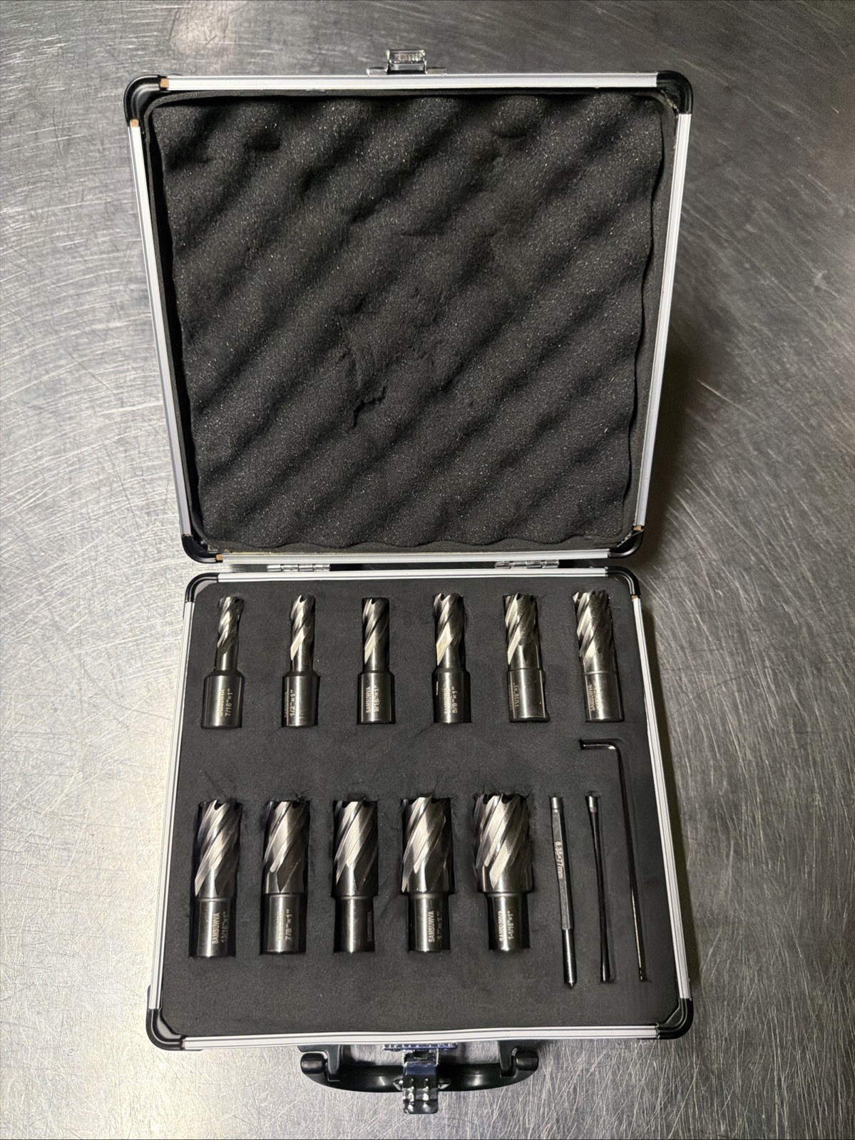 SAMSUWVA 14-Piece M2AL HSS Annular Cutter Set 1\