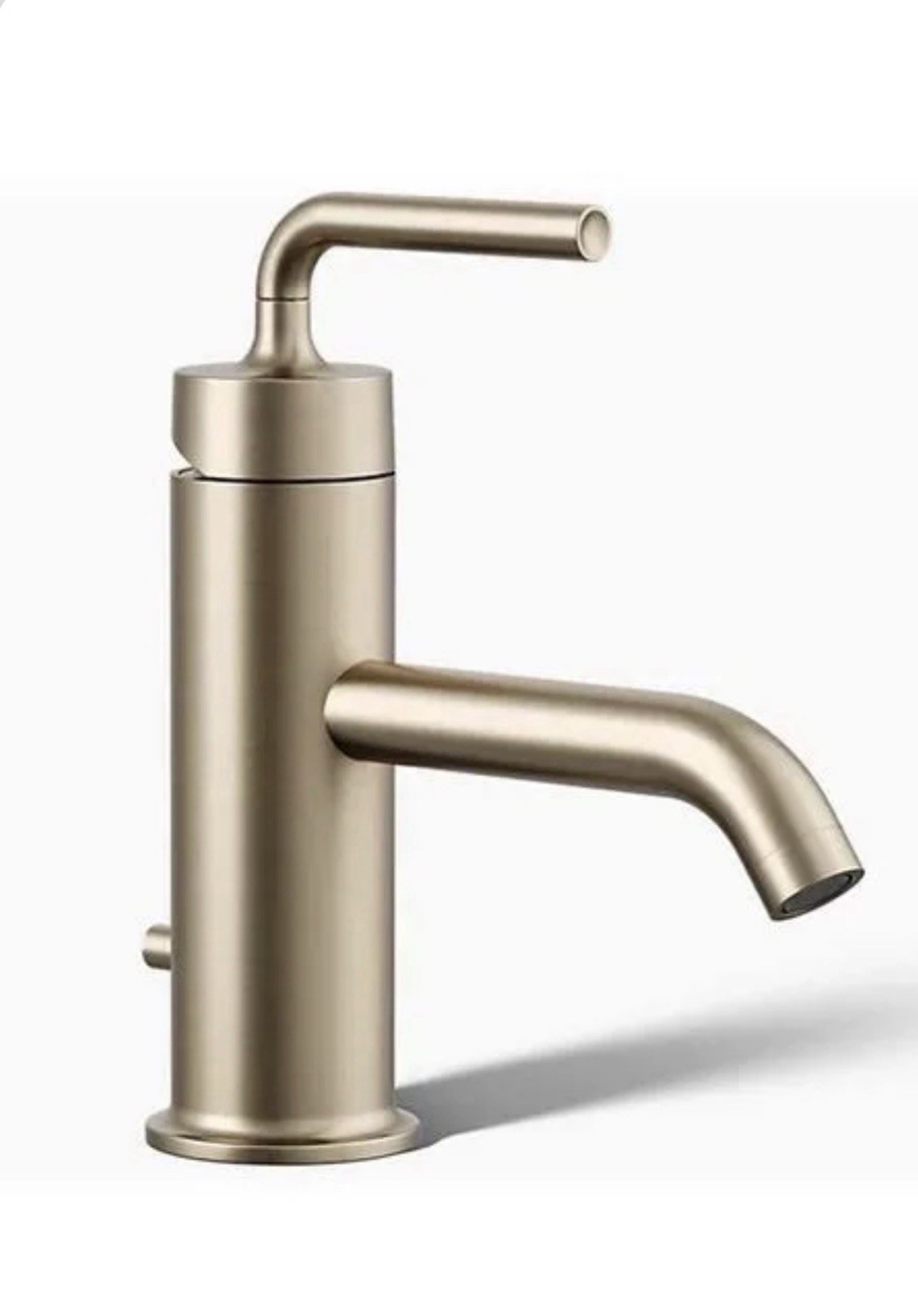 Kohler K-14402-4A-BV Purist Single Control Lavatory Faucet with Straight...
