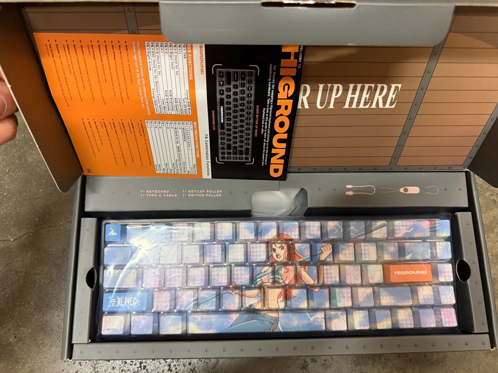 OB Higround Basecamp 65 One Piece NAMI Edition Keyboard