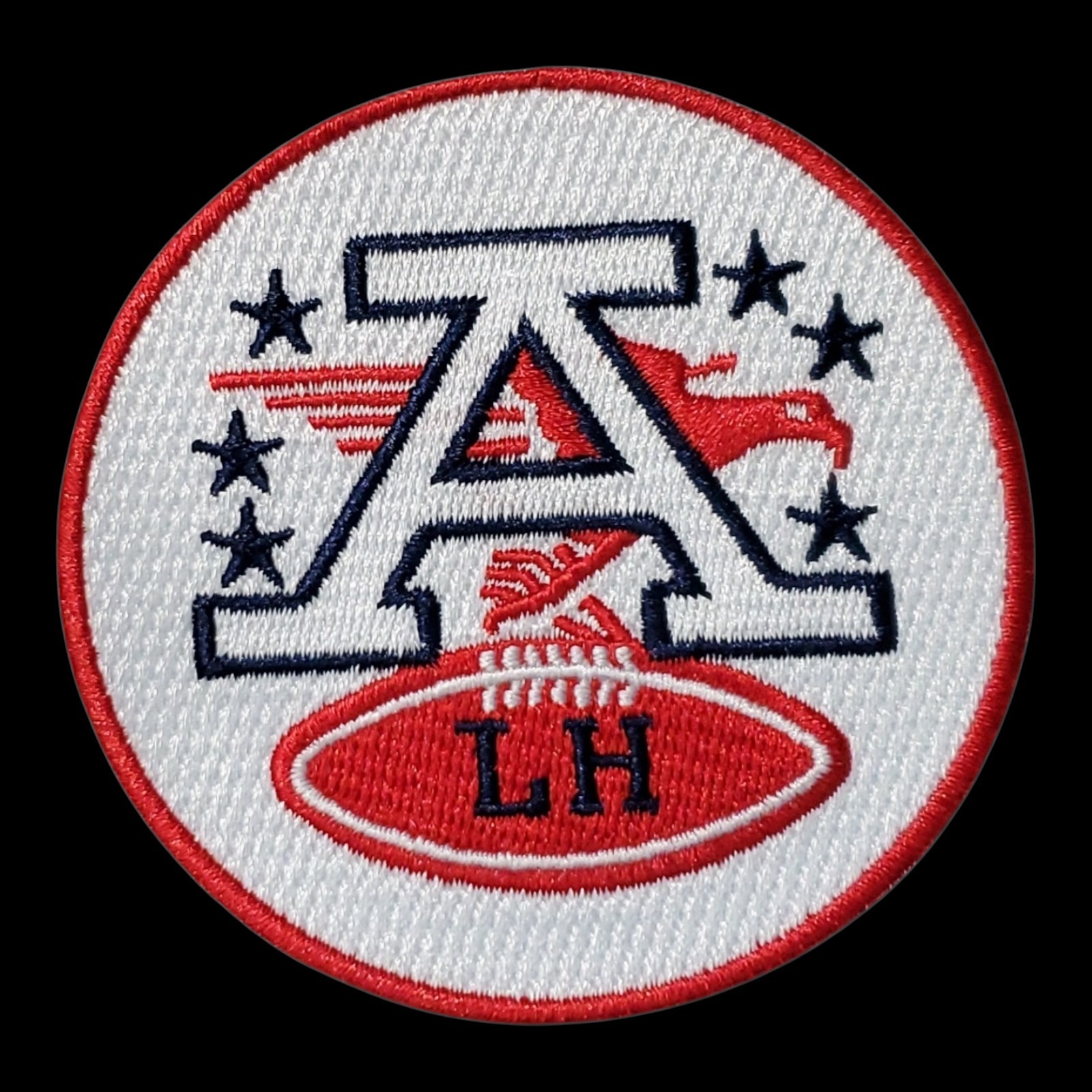 VTG Kansas City Chiefs Lamar Hunt AFC memorial embroidered iron on  Patch. 3