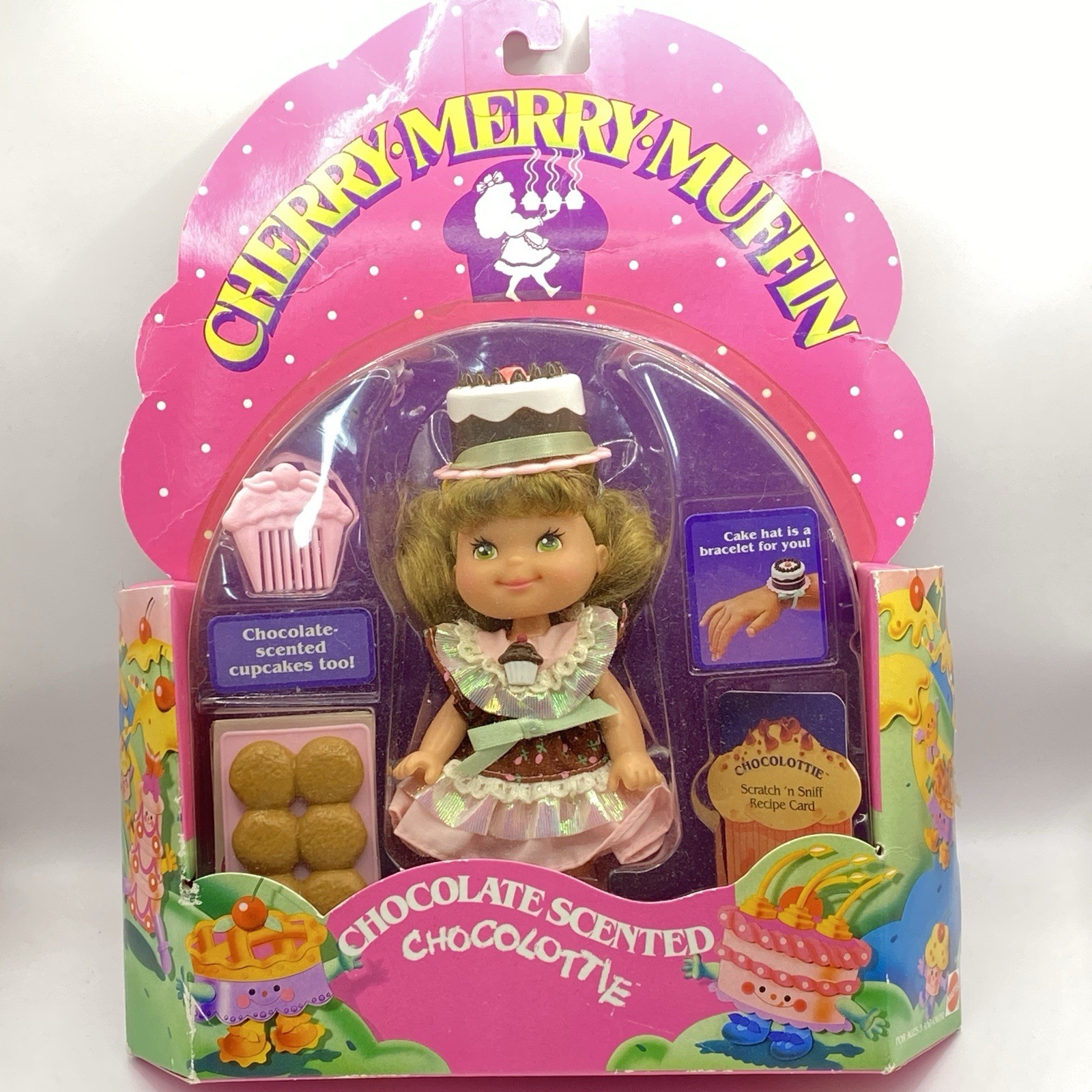 Vintage 1889 Cherry Merry Muffin Chocolottie Doll Chocolate Scented CIB Sealed Vintage 1889 Cherry Merry Muffin Chocolottie Doll Chocolate Scented CIB Sealed