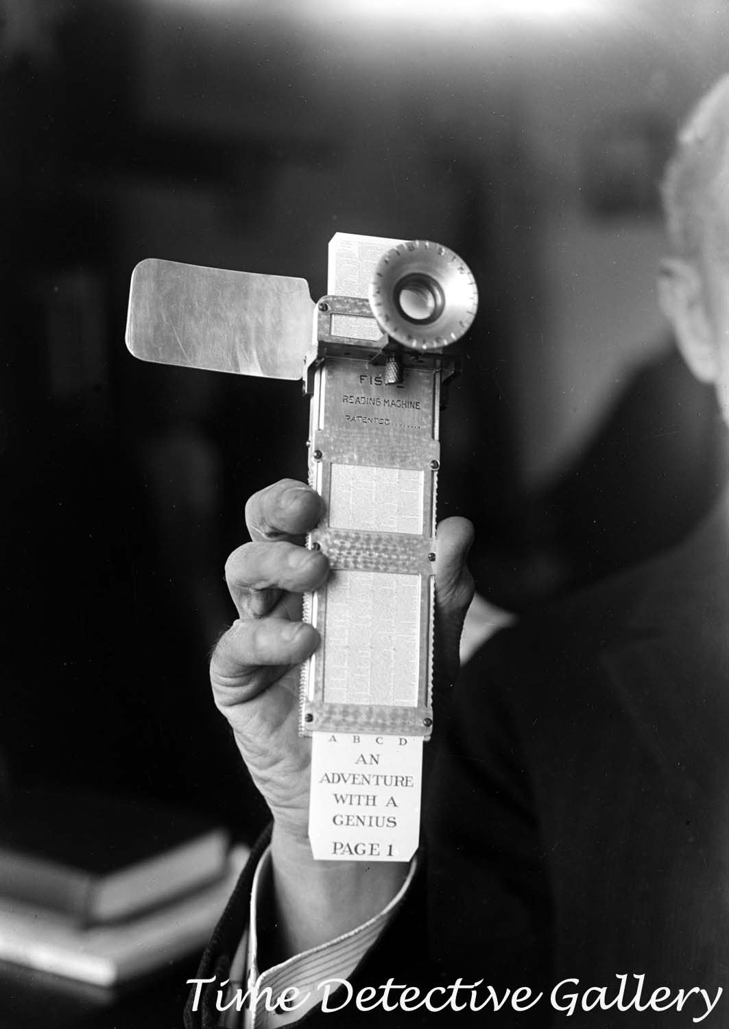 The Fiske Reading Machine - circa 1920 - Historic Photo Print
