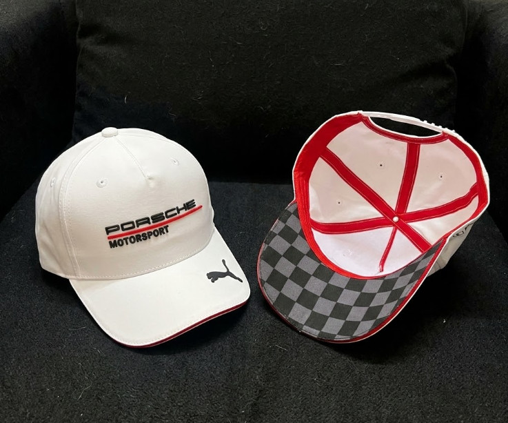 Porsche Motorsport PUMA Le Mans Team White Cap Official Racing Hat NWT