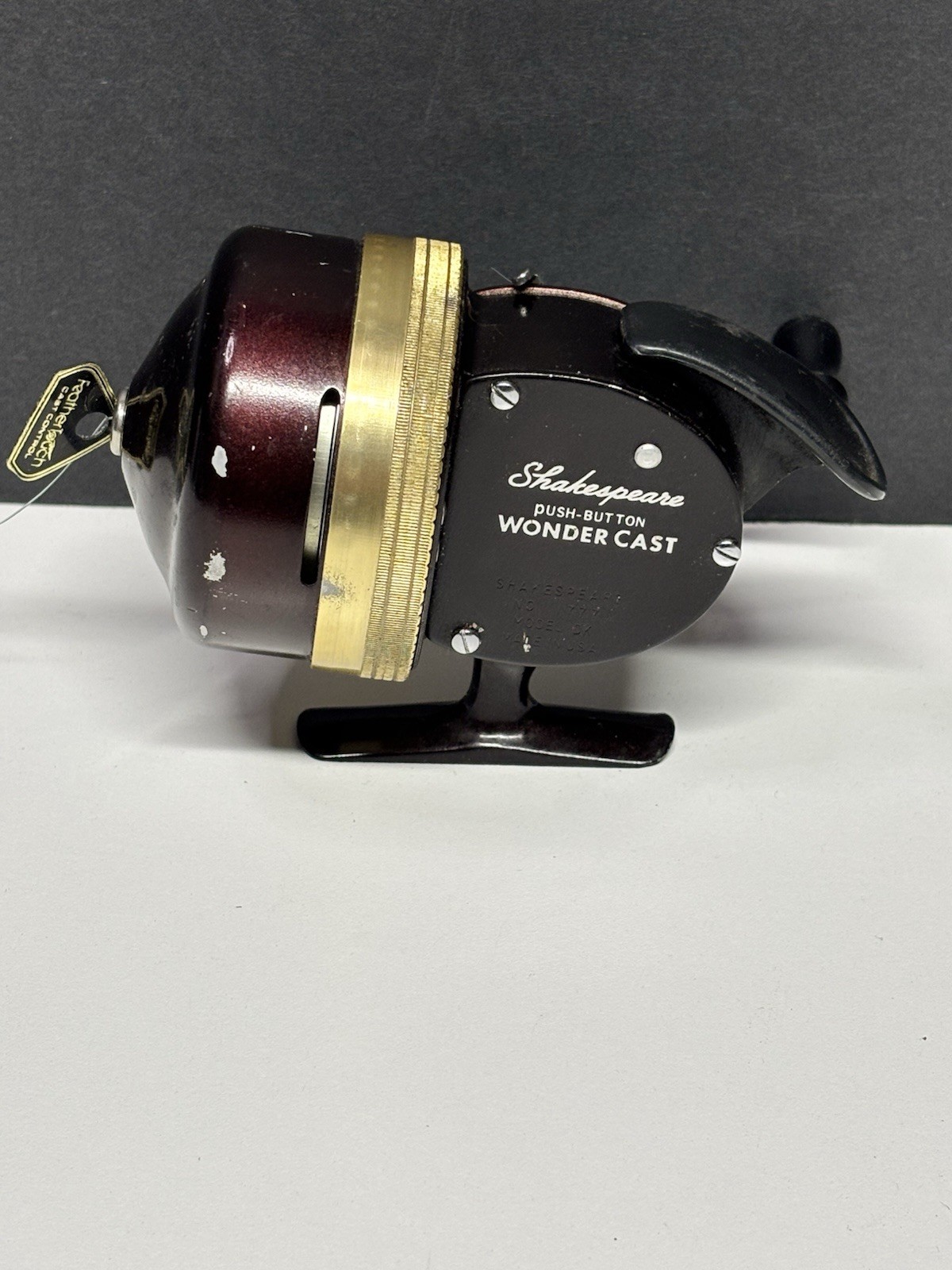Vintage USA Shakespeare Wonder Cast 1777 DK Micro Drag casting reel *NEVER USED