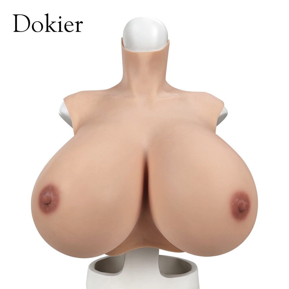 Dokier S Cup Big Fake Boobs Silicone Breast Forms Breastplate For Crossdresser 