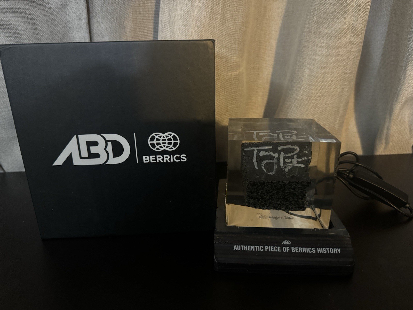 Torey Pudwill Signed Berrics Farewell Cube ABD Authentic Concrete ULTRA RARE