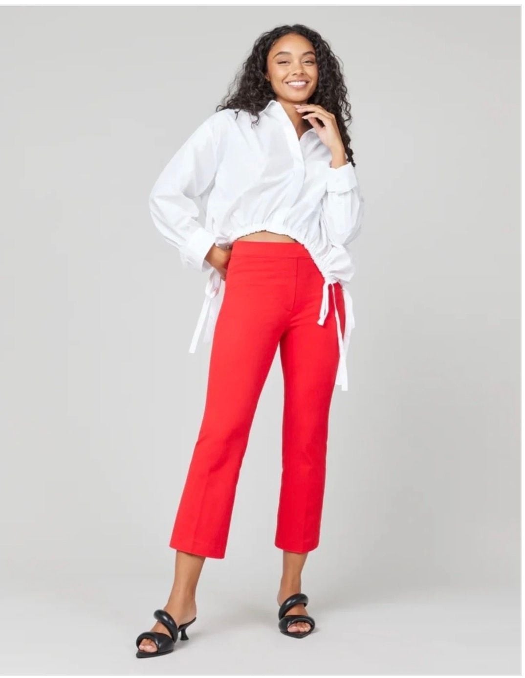 Spanx On the Go Kick Flare Pant Red Size M Spanx On the Go Kick Flare Pant Red Size M