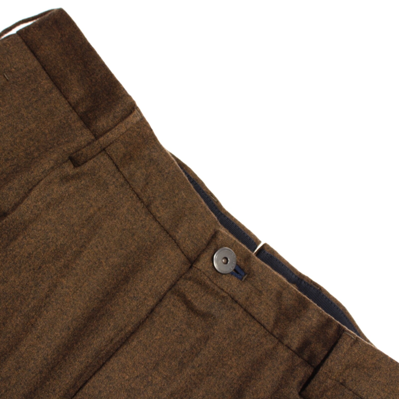 Incotex NWT Dress Pants Size 52 (36 US) Tapered Fit In Rusty Brown 100% Wool