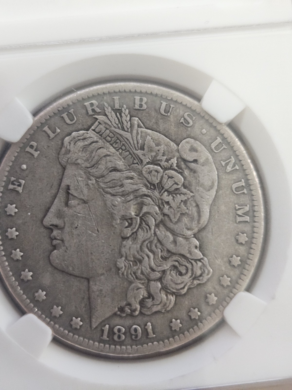 1891-CC Morgan Silver Dollar Carson City
