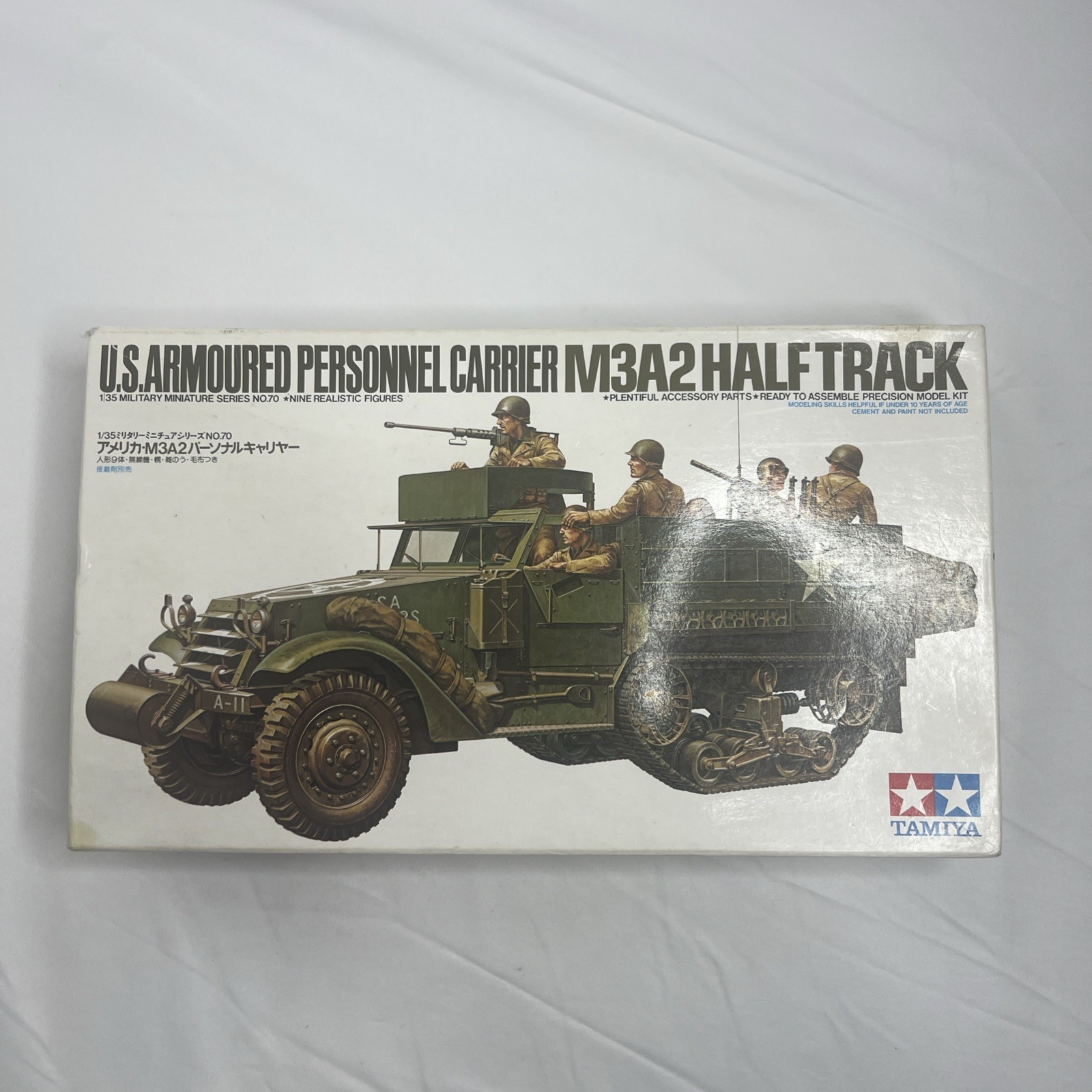 Tamiya 35070 1:35th scale U.S. Armoured Personnel Carrier M3A2 Half-Track