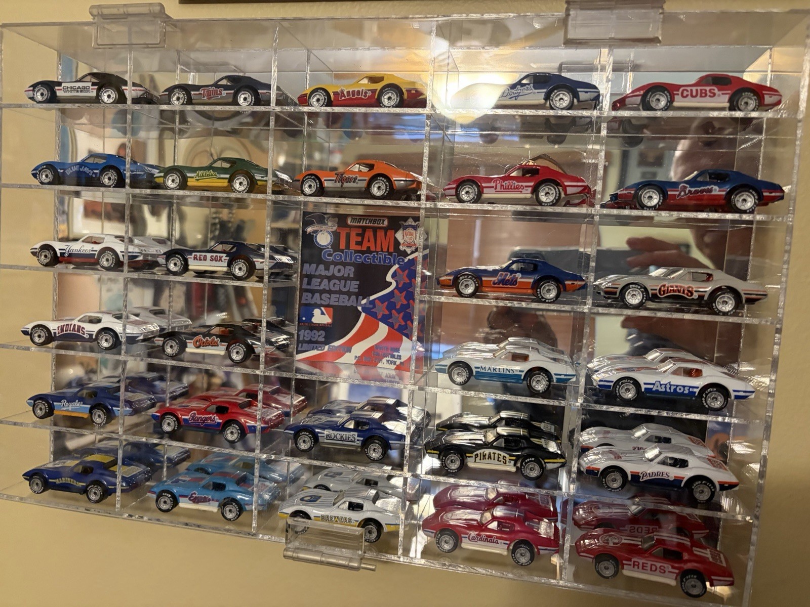 1992 Matchbox Major League Baseball Set With Display. Complete Set