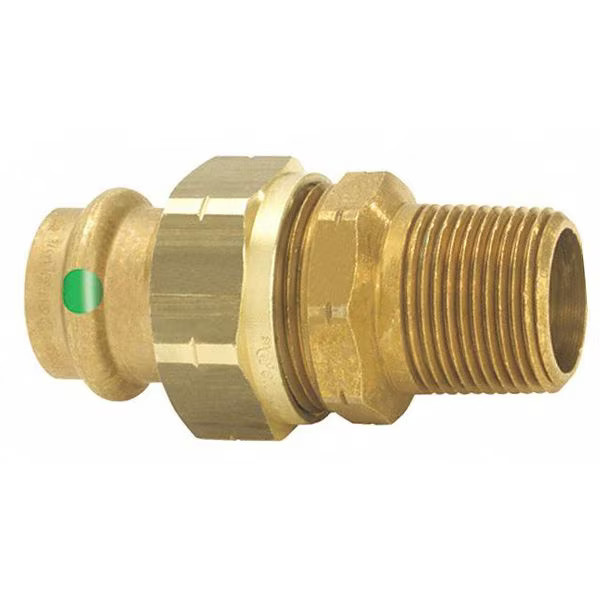 Viega Strt, Bronze, Press-fit 1 in, MNPT 1 in 79740 Viega 79740 691514797403