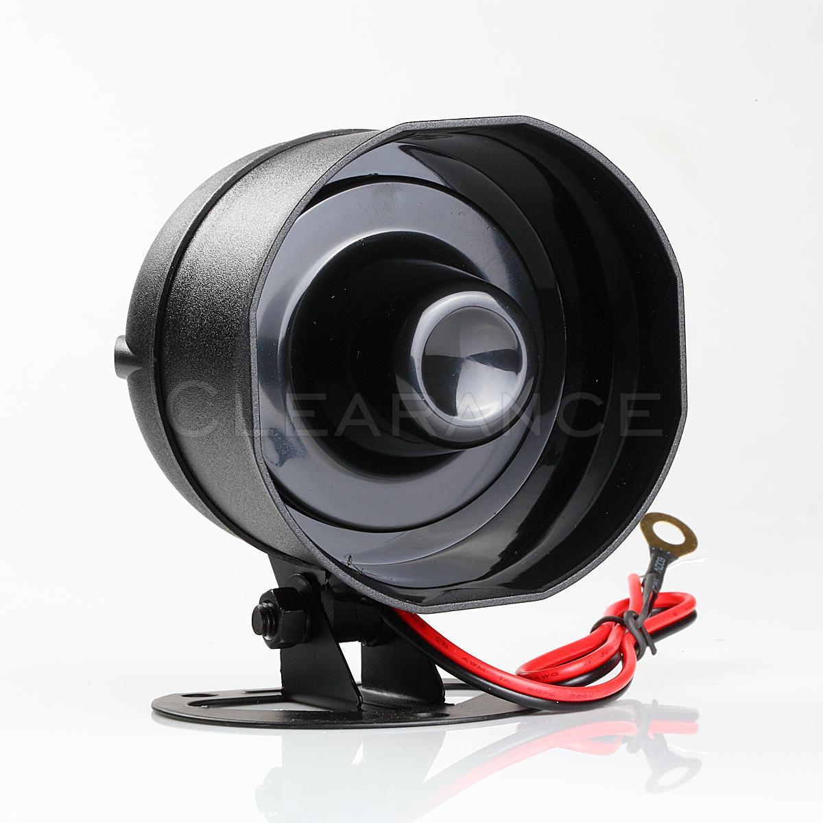 New Small MULTI-TONE Universal Car Alarm Security Siren Horn 12V Loud New Small MULTI-TONE Universal Car Alarm Security Siren Horn 12V Loud