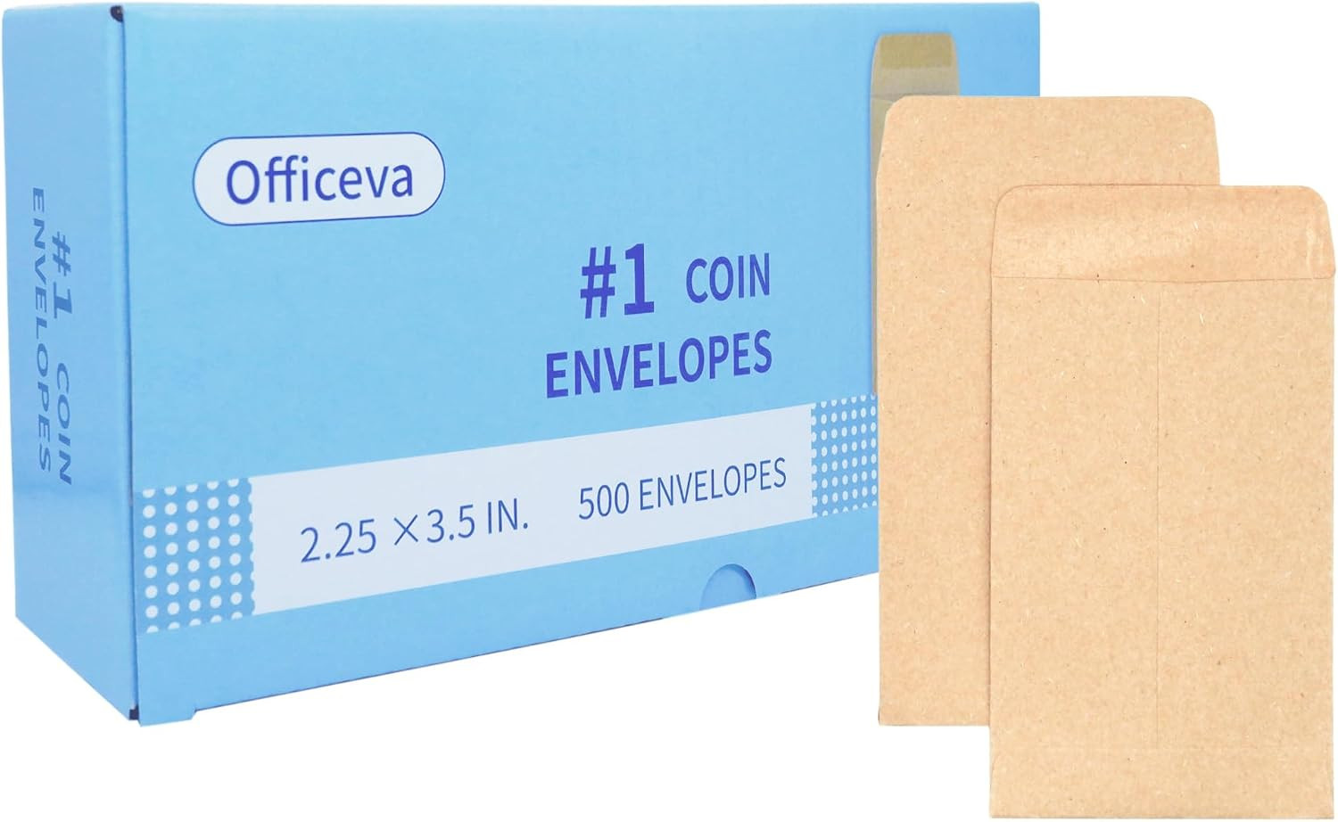 Budgenix #1 500 Pcs Small Coin Envelopes 2.25 Budgenix #1 500 Pcs Small Coin Envelopes 2.25