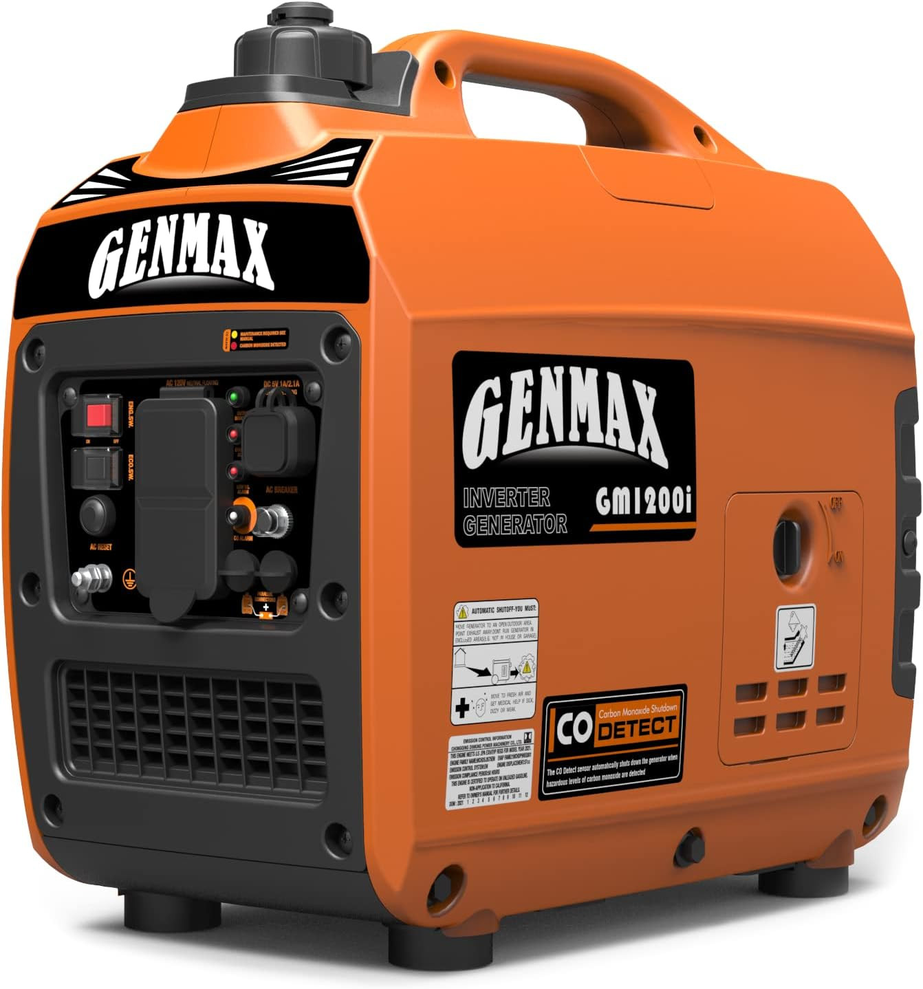 GENMAX Generator?Epa Compliant, Eco-Mode Feature, Ultra Lightweight for Backup H GENMAX Generator?Epa Compliant, Eco-Mode Feature, Ultra Lightweight for Backup H