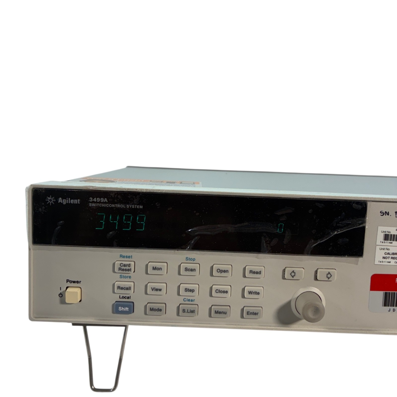 Agilent 3499A Switch Control System Mainframe w N2276A Microwave Switch TESTED