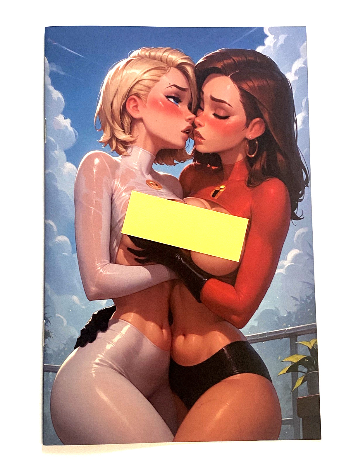 Keys Comics #1 - Elastigirl & Spider-Gwen Naughty Cover - Limited  to 100 New