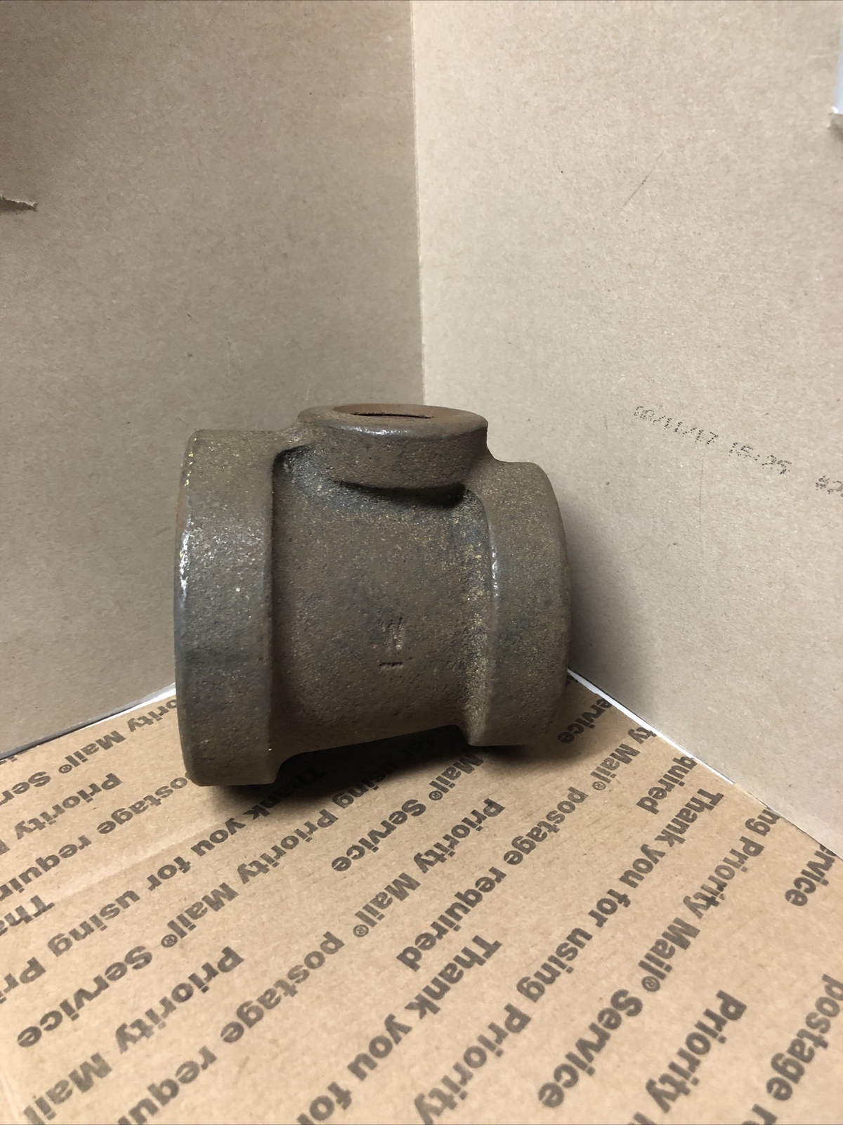 2 1/2  x 1x1 Steam Tee-Cast Iron T- 2.5x1x1