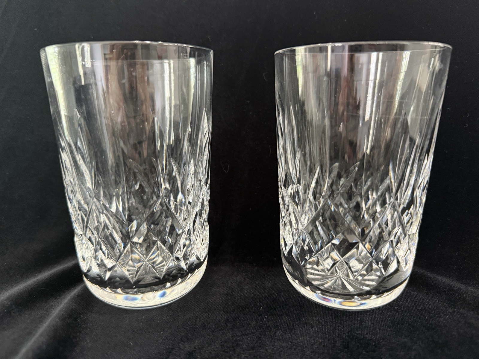 Vintage 1970 Lismore Highball Drink Glasses 5 Vintage 1970 Lismore Highball Drink Glasses 5