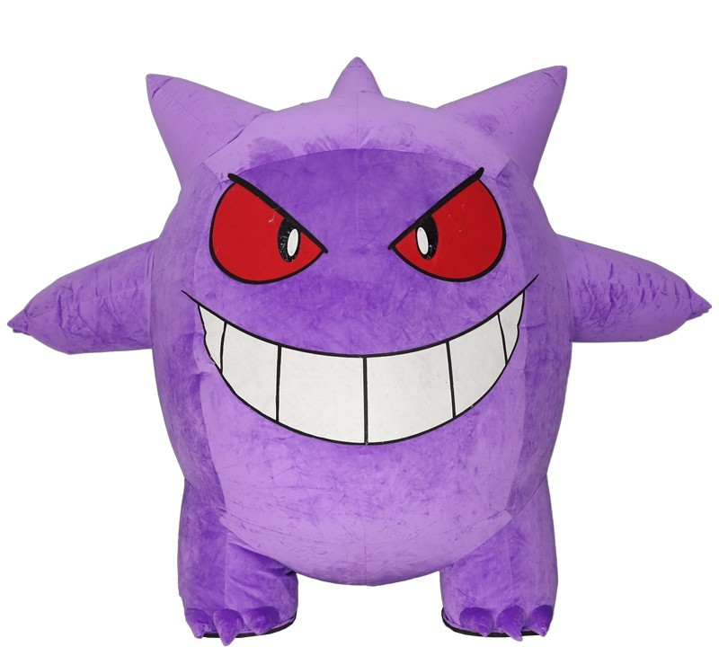 Giant Gengar Blow Up Inflatable Mascot Costume Plush  Game Theme Cosplay Outfit