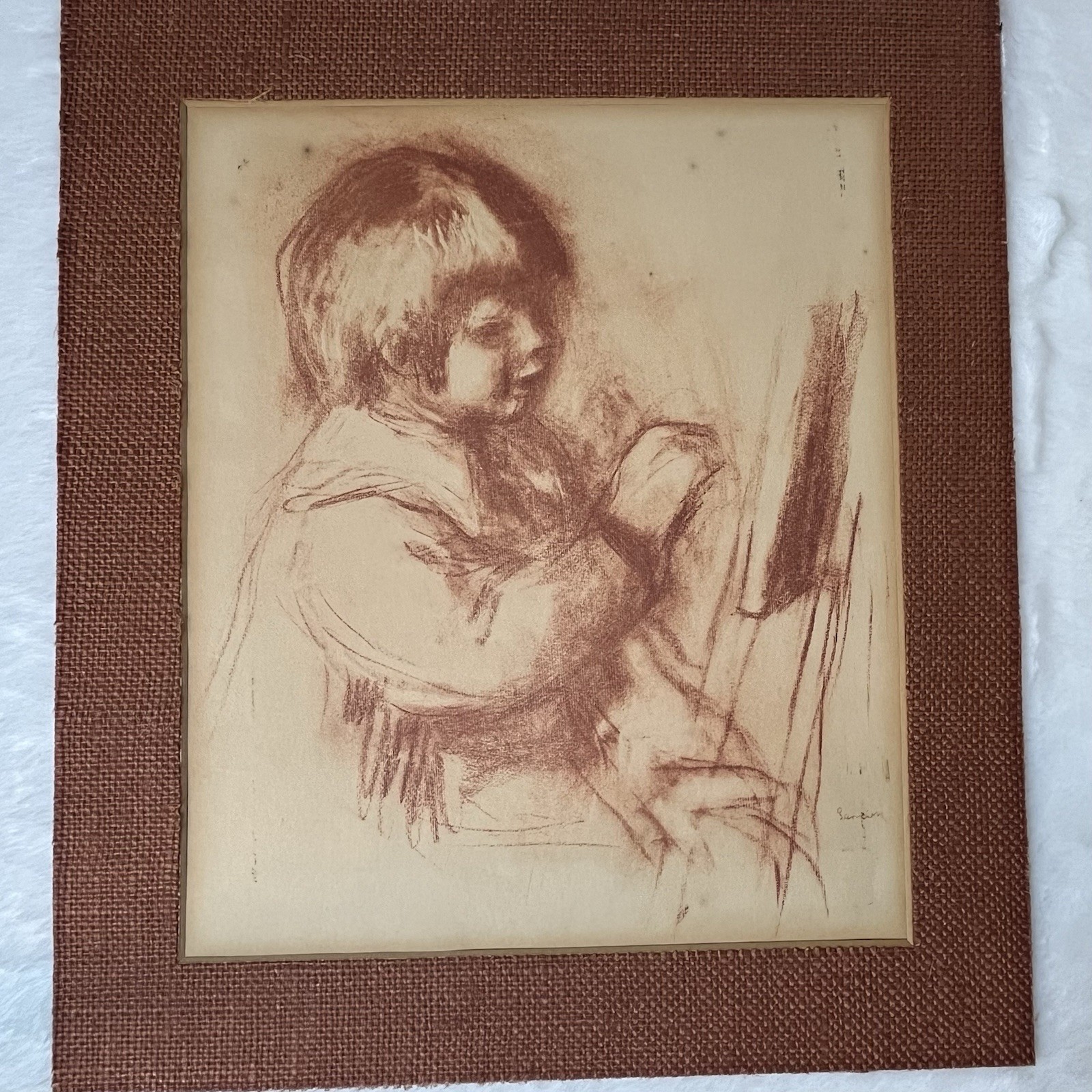 Vintage Renoir Lithograph: \ Vintage Renoir Lithograph: \