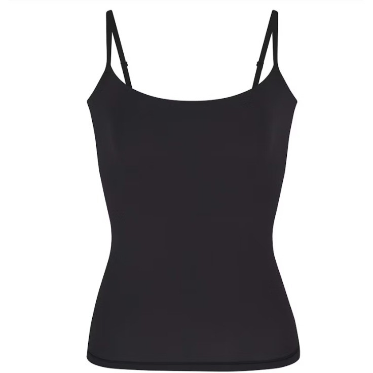 Skims Fits Everybody Cami Onyx Black Square Neck Camisole TP-CAM-9421 Small