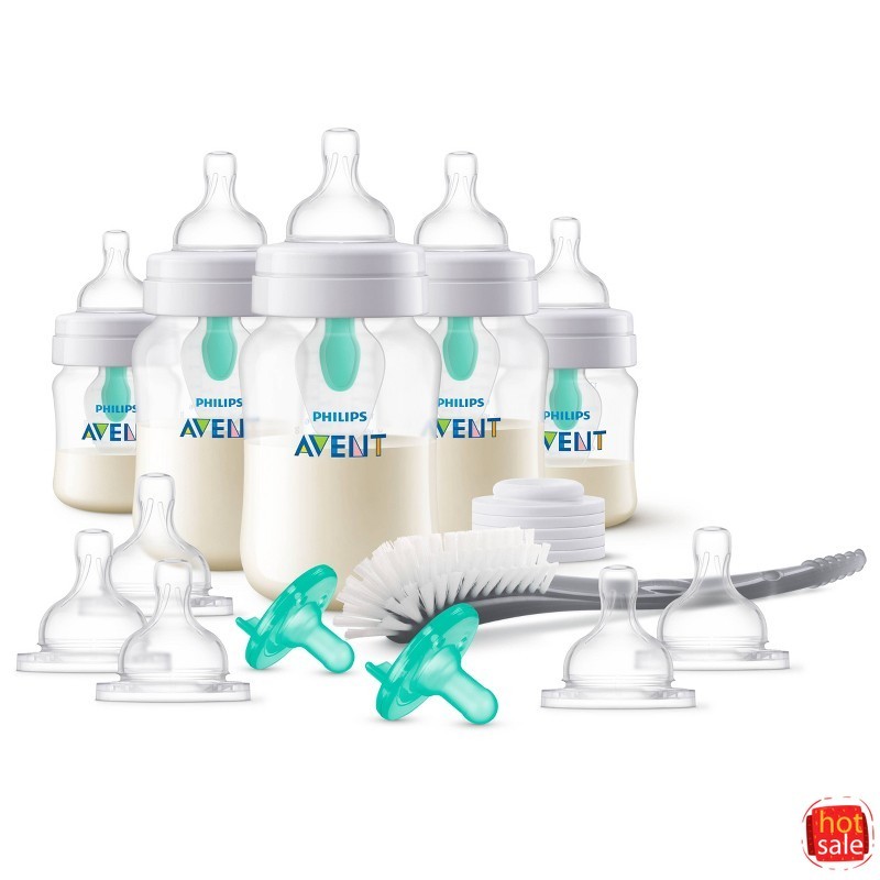 Philips Avent Anti-Colic Baby Bottle with AirFree Vent Newborn Set 18pc BPA-Free