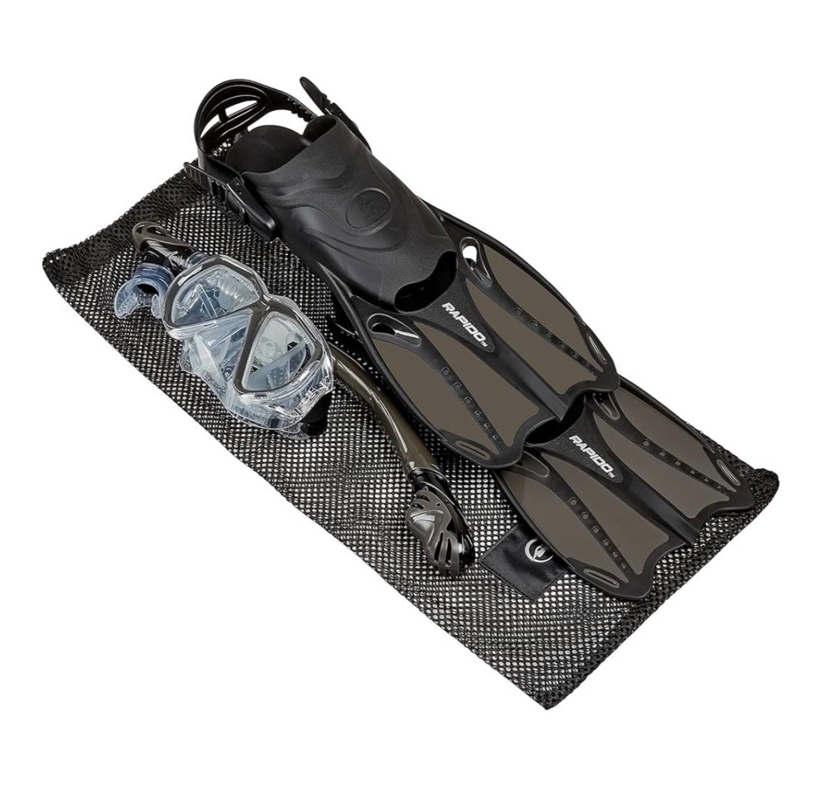Phantom Aquatics Rapido Boutique Collection Mask Fin Snorkel Set Men\'s 9-11