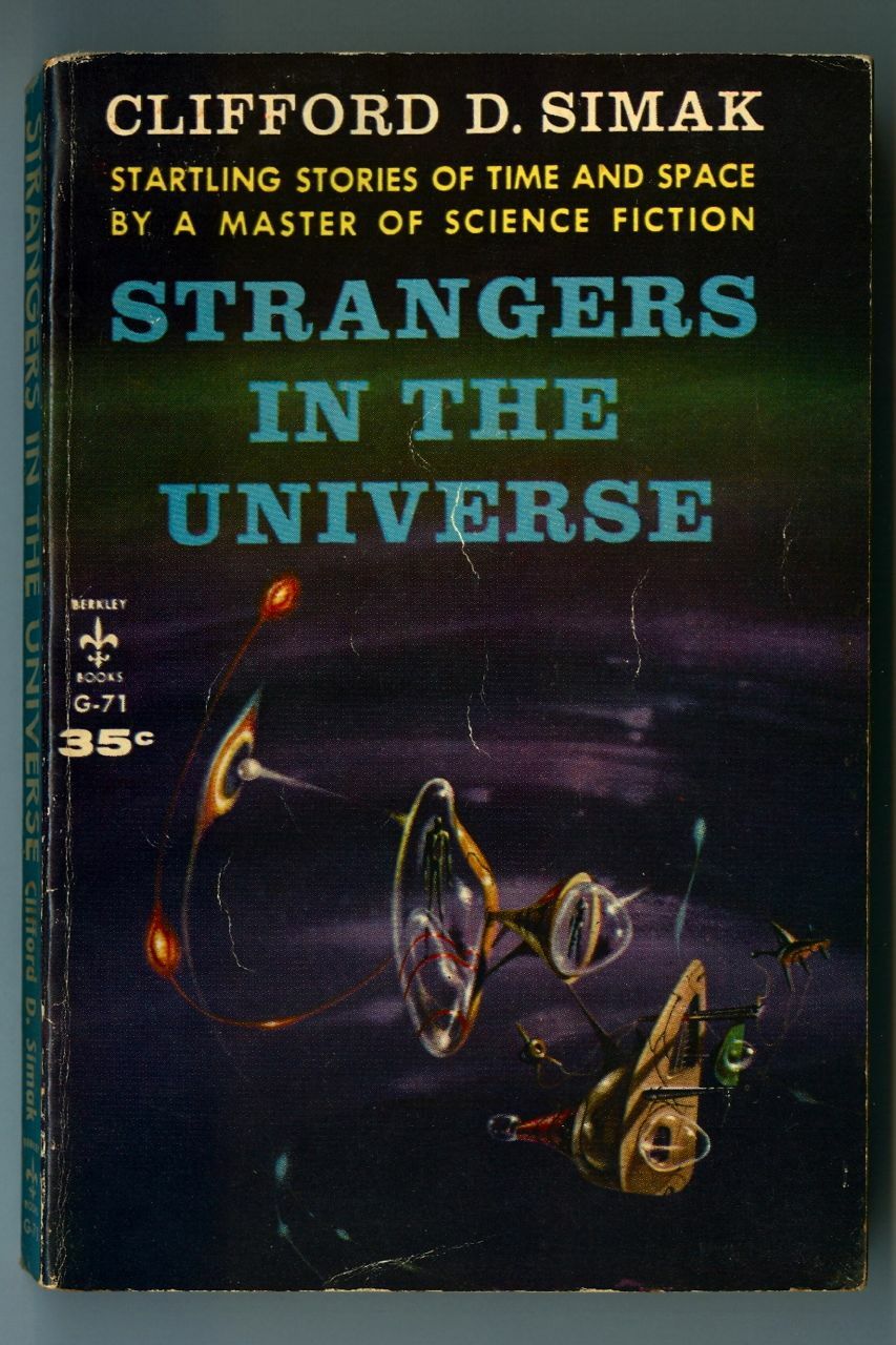 STRANGERS in the UNIVERSE by Clifford D. SIMAK Vintage 1956 Berkley SciFi PB