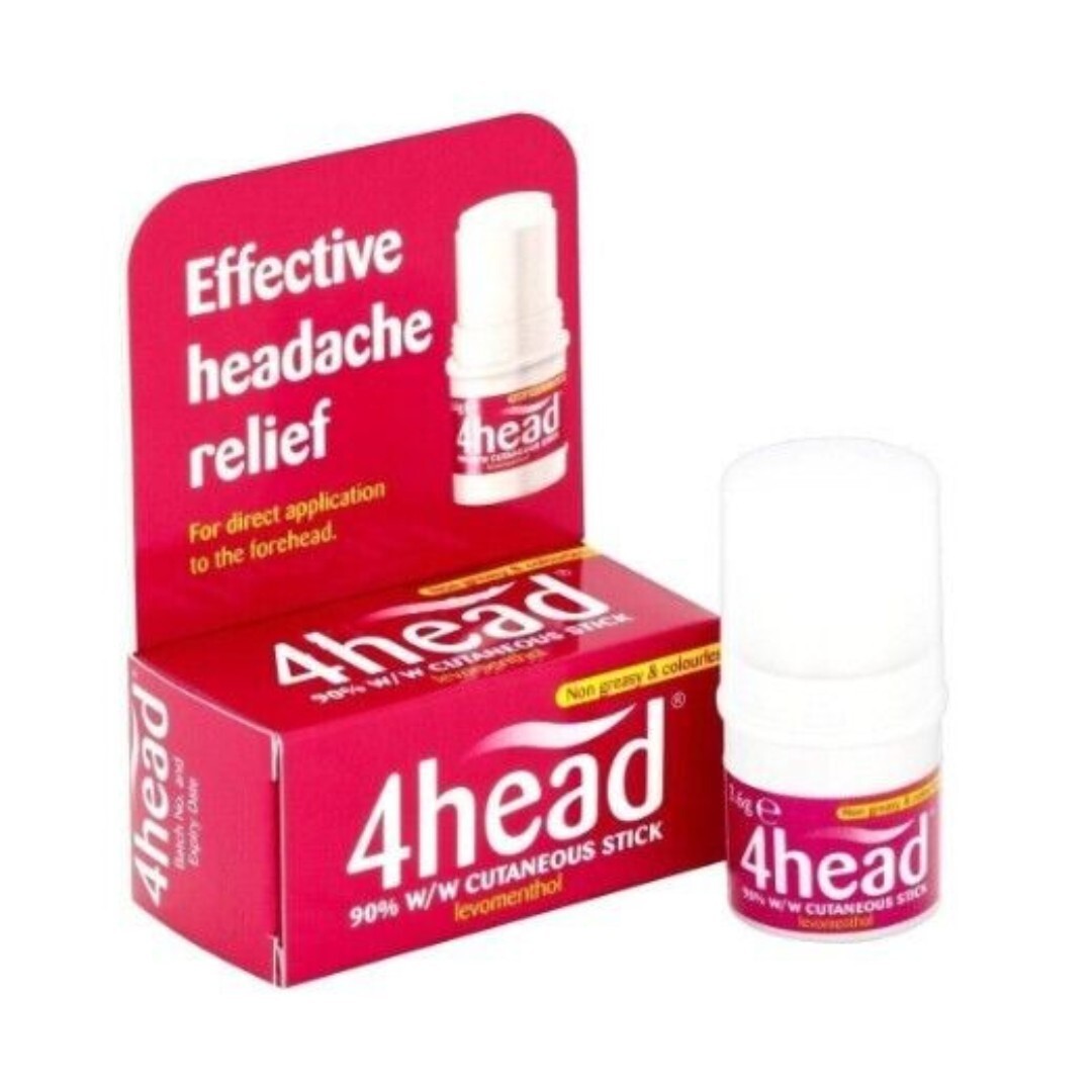 4HEAD HEADACHE & MIGRAINE RELIEF STICK 3.6G