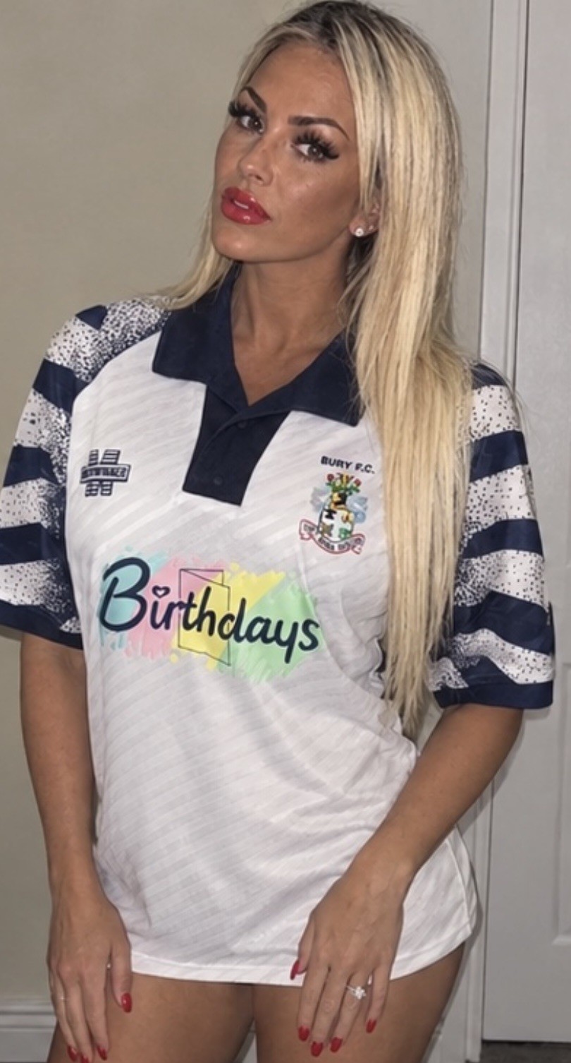 BRAND NEW ULTRA RARE Bury 1993/94 Home Shirt 1994 Original NEVER WORN Vintage 