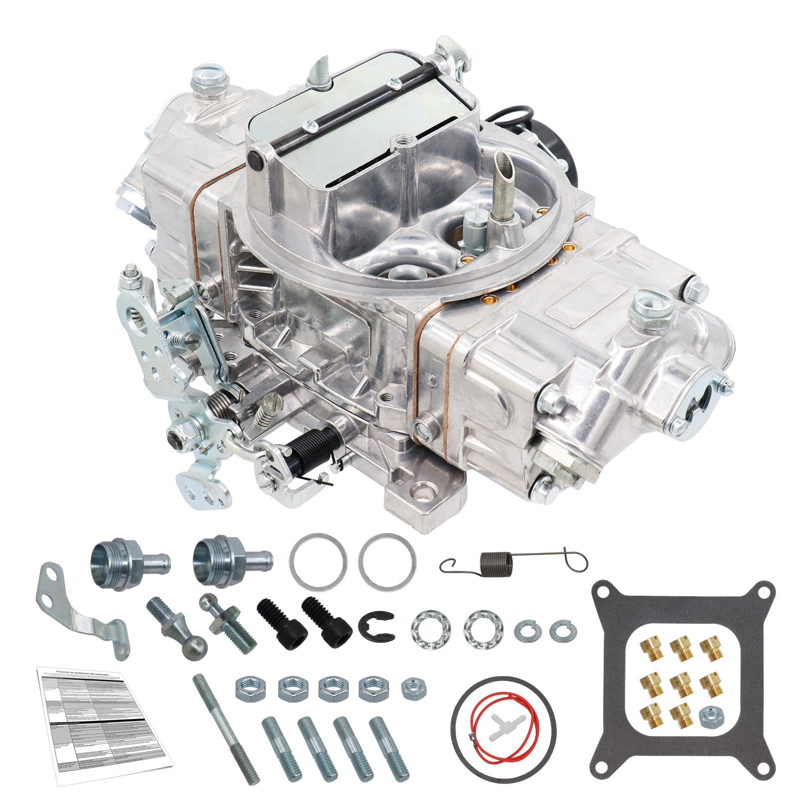 BR-67255 4 Barrel 650 CFM Brawler Double-Pumper Carburetor Electric Choke