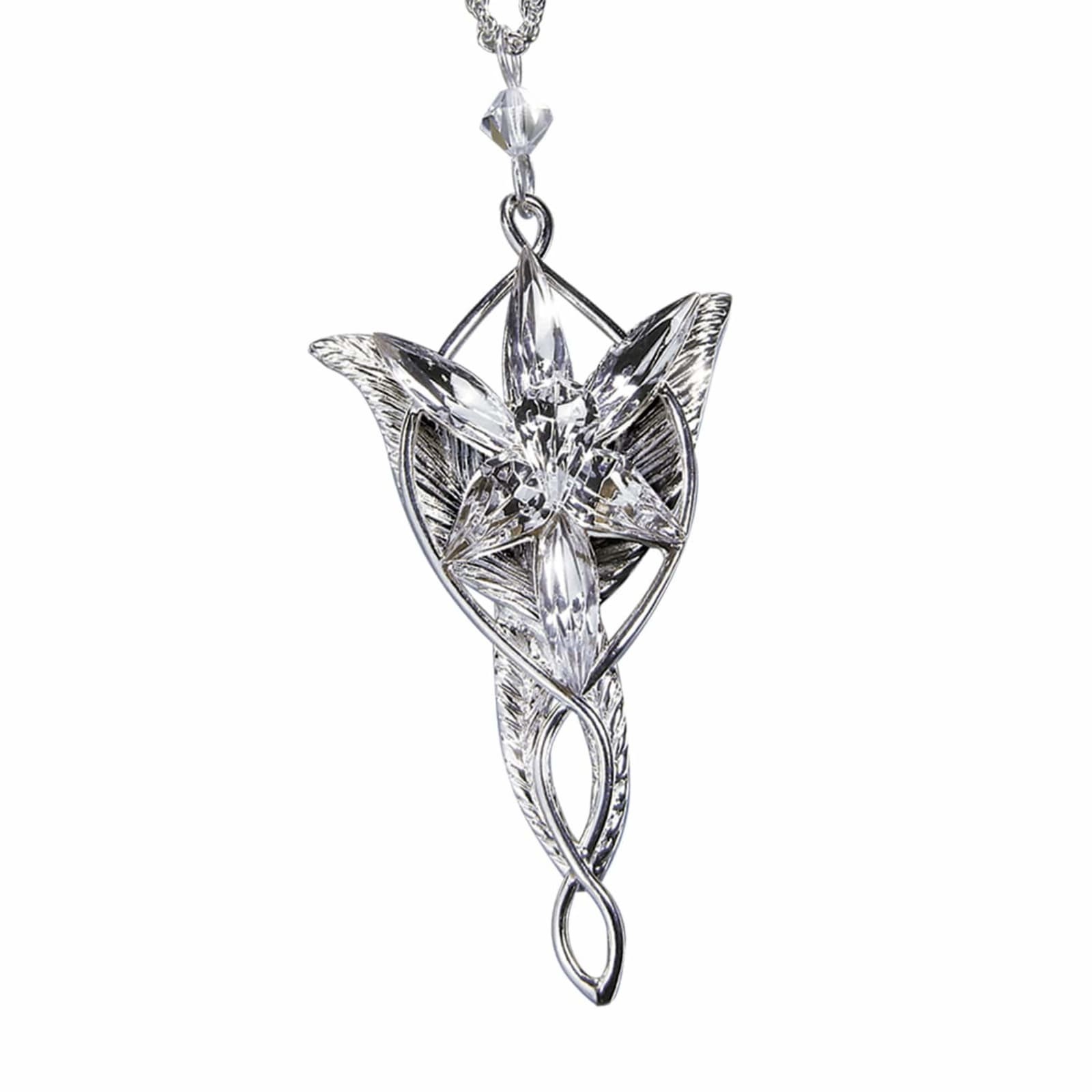 The Noble Collection LOTR Arwen Evenstar Sterling Silver Pendant 18in Chain