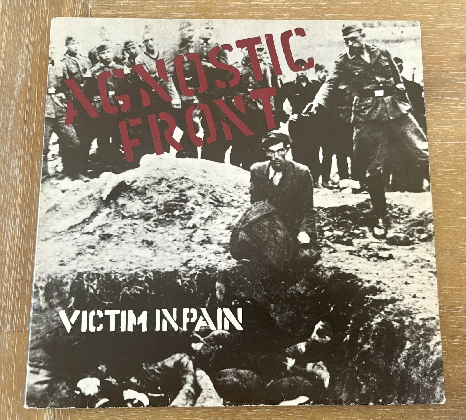 AGNOSTIC FRONT - Victim In Pain LP Vinyl  - 1984 - Early Rat Cage Repressing