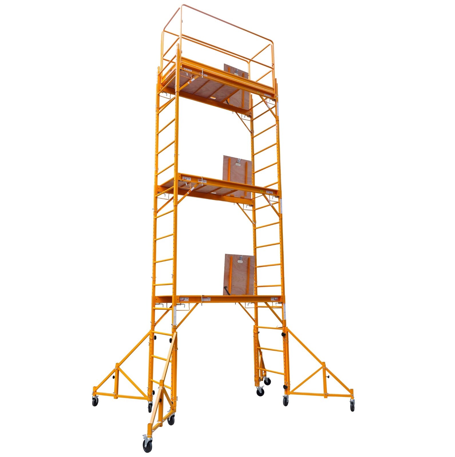 18 Ft Scaffolding Tower w/ Hatch Platform 1000 Lbs. Capacity W/ 36 18 Ft Scaffolding Tower w/ Hatch Platform 1000 Lbs. Capacity W/ 36