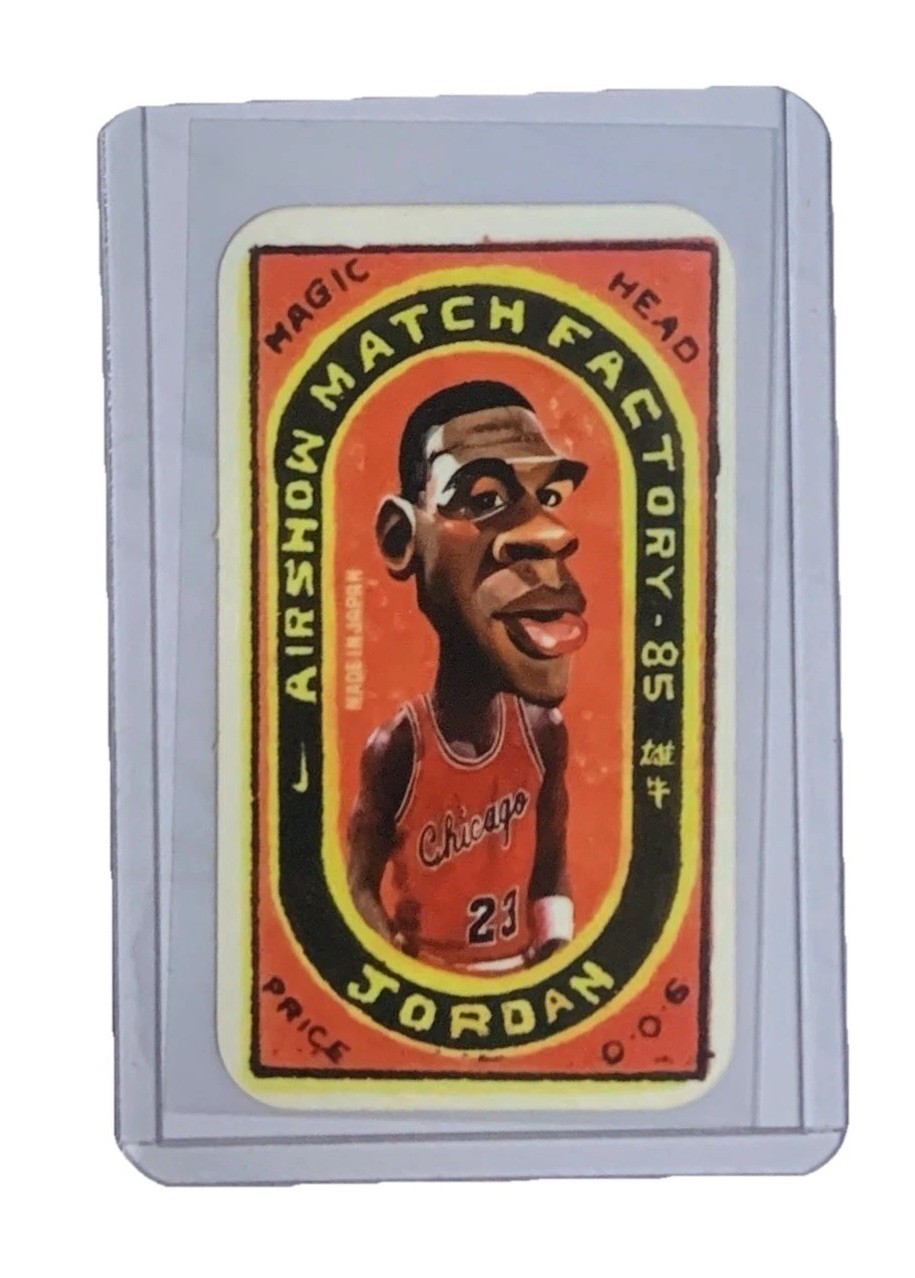 1985 MICHAEL JORDAN Rookie RC Airshow Matchbox Japan Tobacco NO 1986 Fleer BULLS
