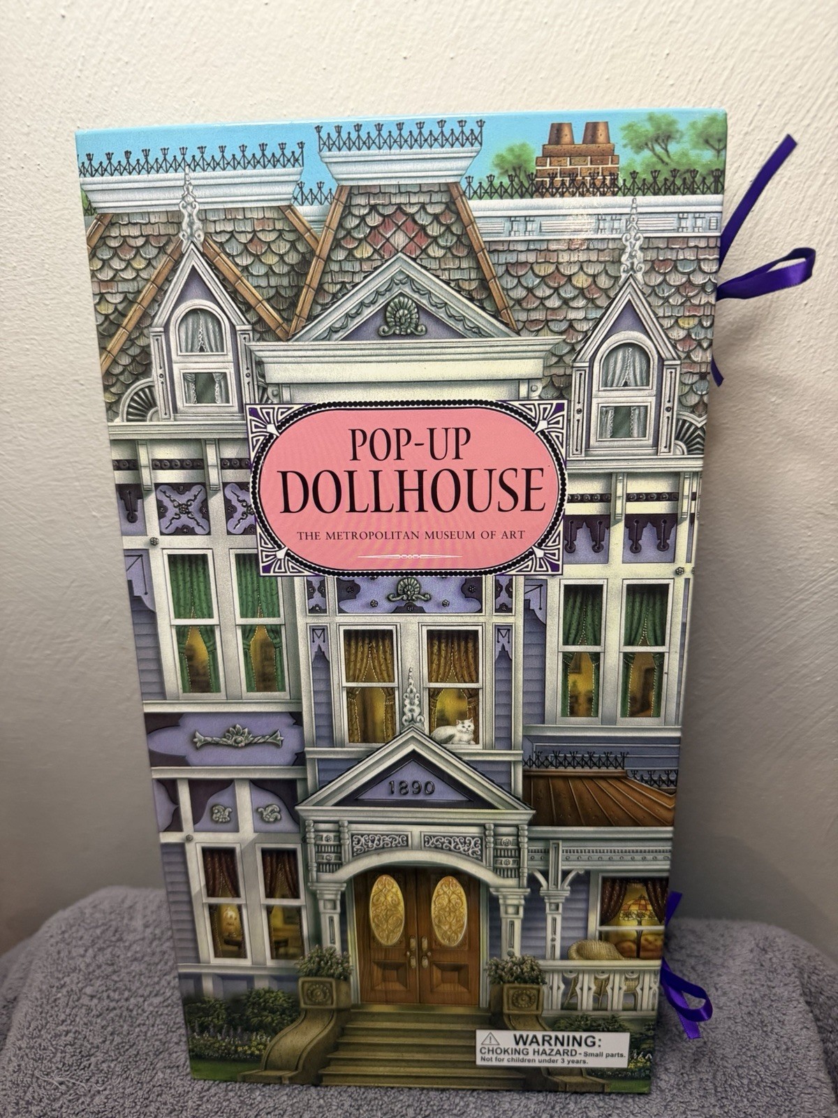 Vintage 1998 Metropolitan Museum of Art POP-UP DOLLHOUSE Book Victorian 3D