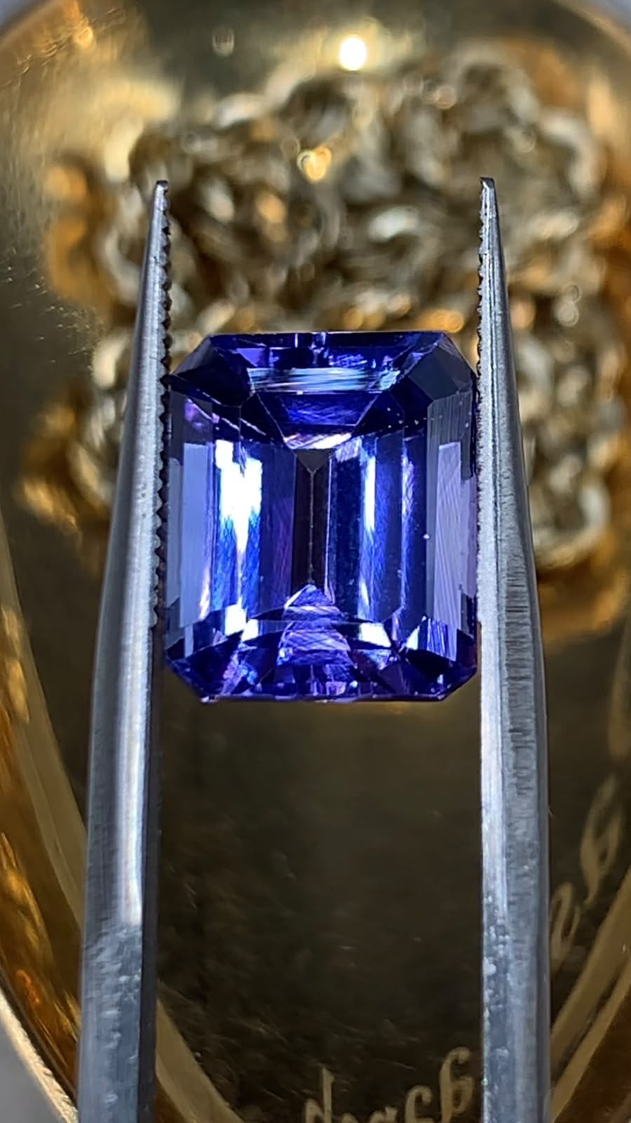 4.63Ct Natural Rare Bluish Violet Tanzanite