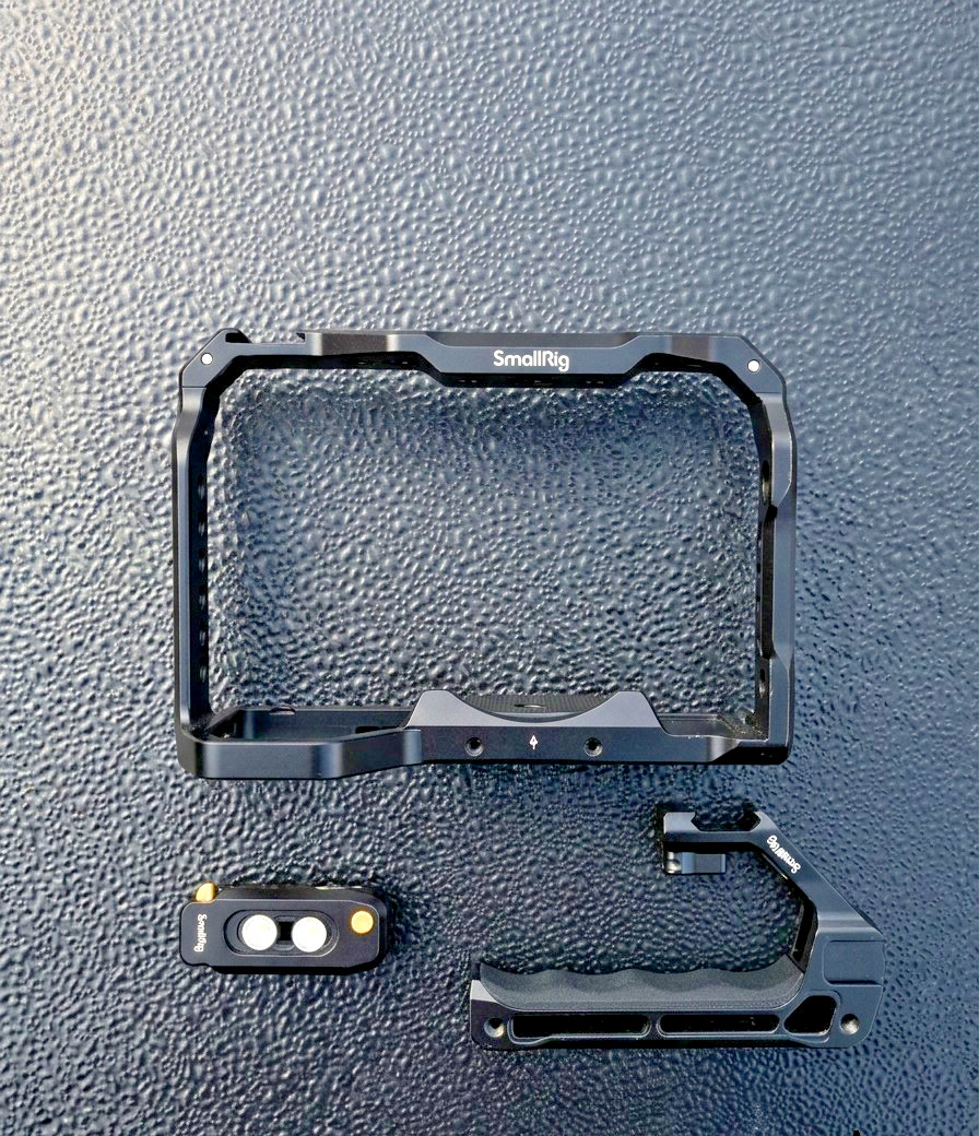 SmallRig 2127 QR VersaFrame Camera Cage + NATO Side Handle & Safety Rail Bundle