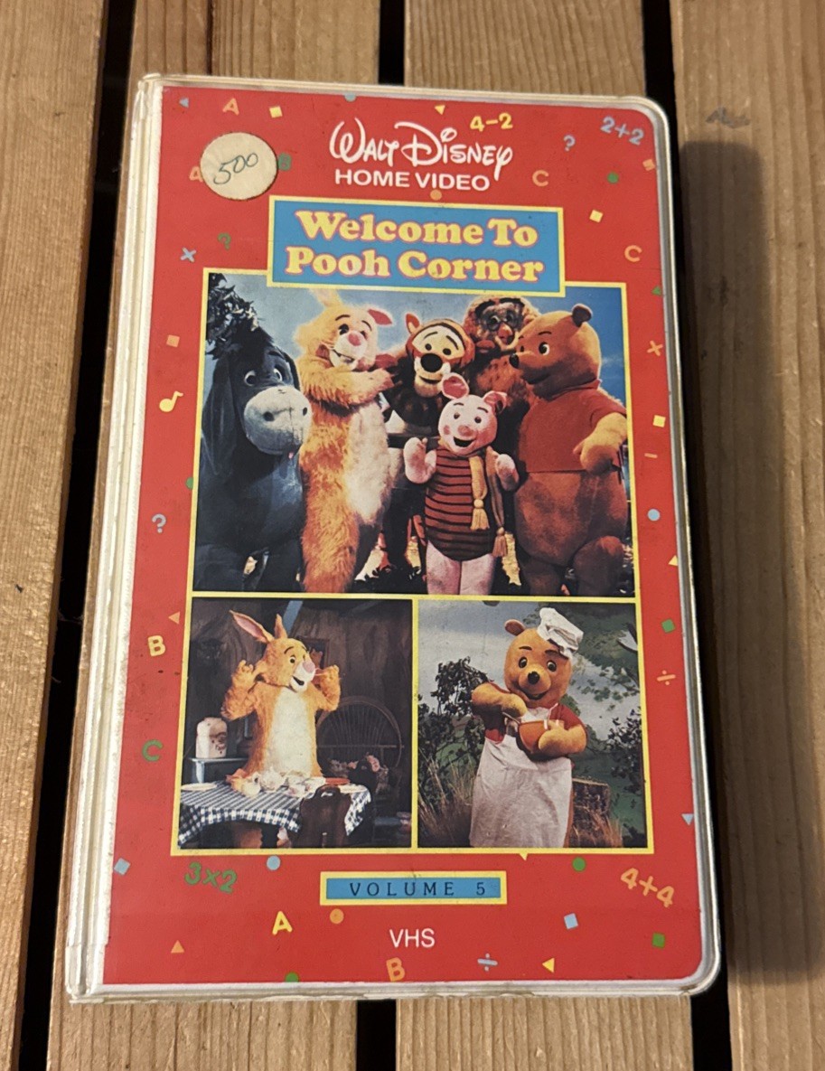 Welcome To Pooh Corner Volume 5 Walt Disney VHS Clamshell Case RARE Welcome To Pooh Corner Volume 5 Walt Disney VHS Clamshell Case RARE